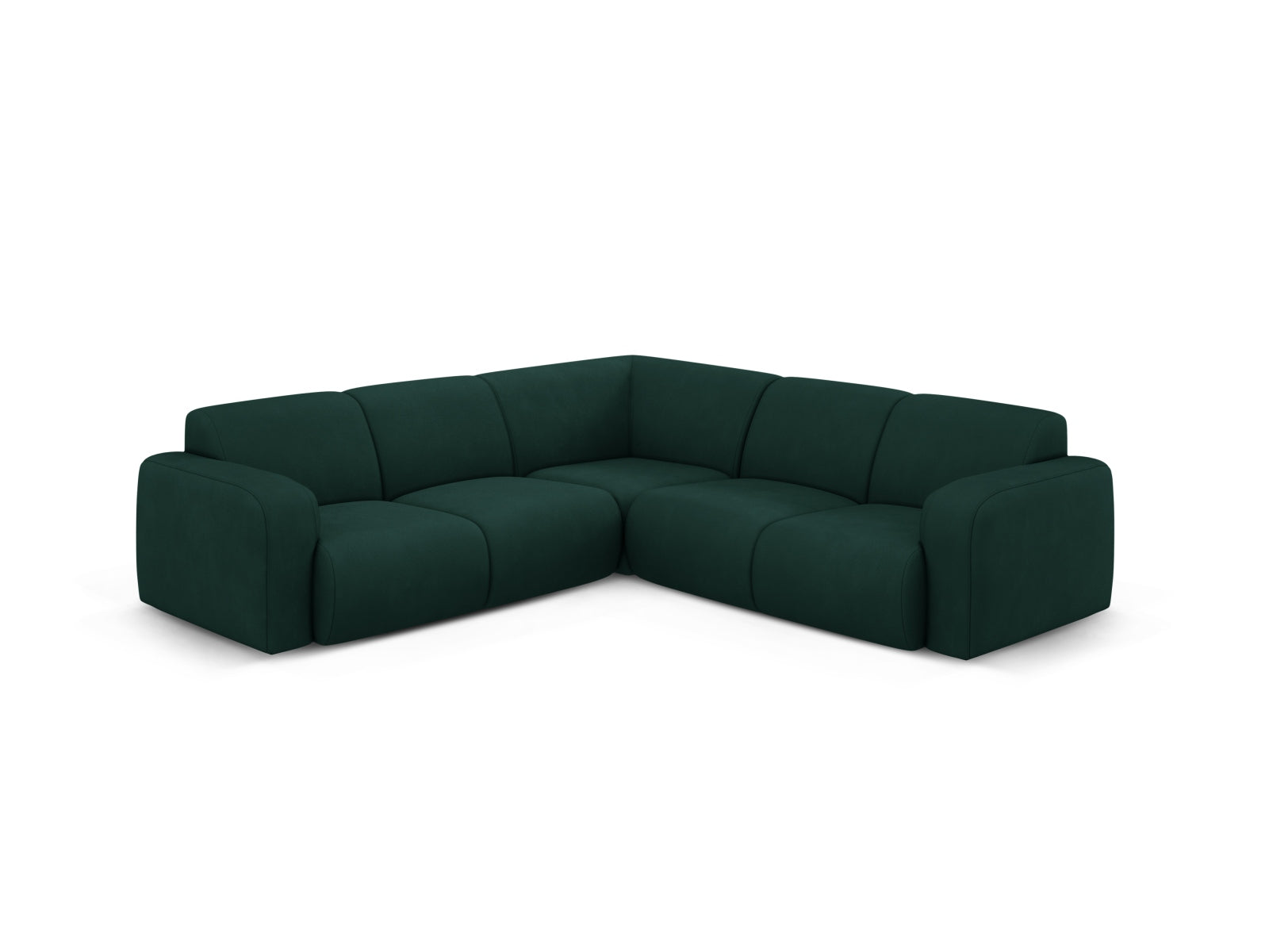 Molino Symmetrical Ecksofa 5 Sitzer in Bottle Green präsentiert im Onlineshop von KAQTU Design AG. Ecksofa ist von Micadoni