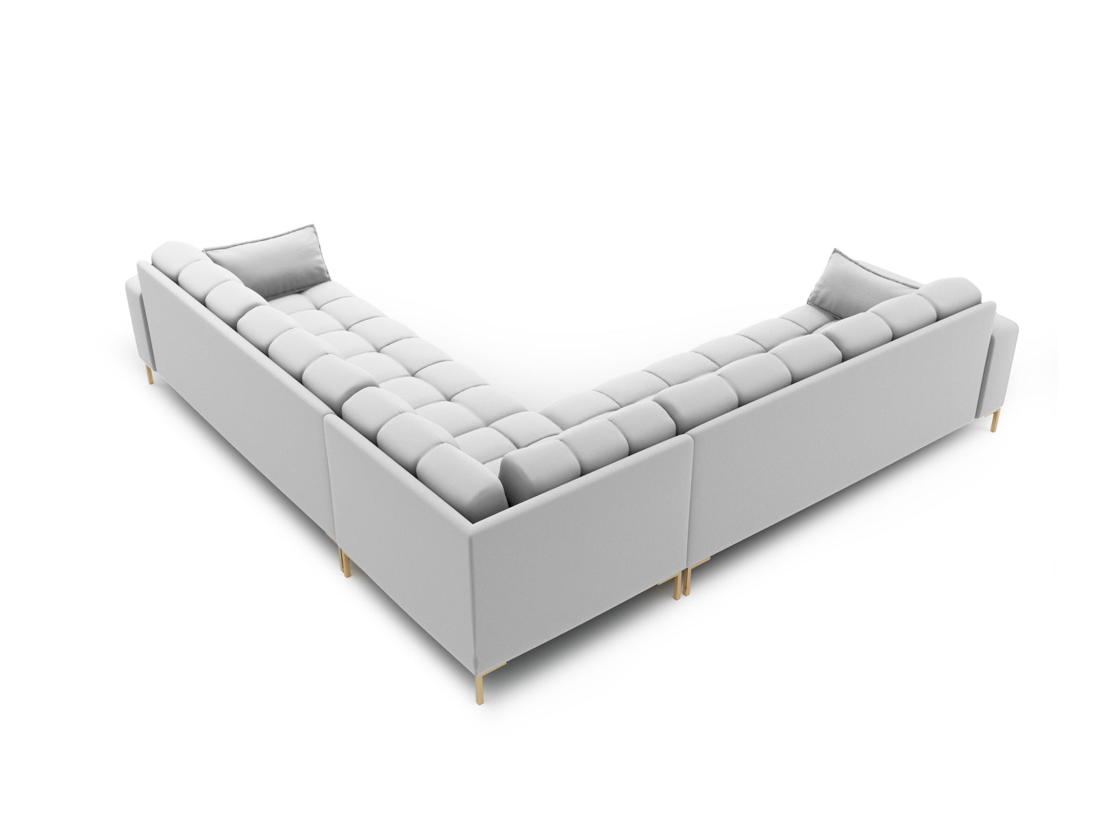 Erleben Sie das elegante Mamaia Ecksofa 6 Sitzer von Micadoni – der perfekte Ort für gesellige Zusammenkünfte und entspannende Stunden.