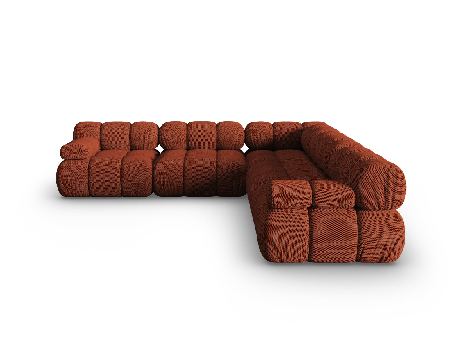 Bellis Symmetrical Ecksofa 5 Sitzer 282cm in Brick-Sonic präsentiert im Onlineshop von KAQTU Design AG. Ecksofa ist von Micadoni
