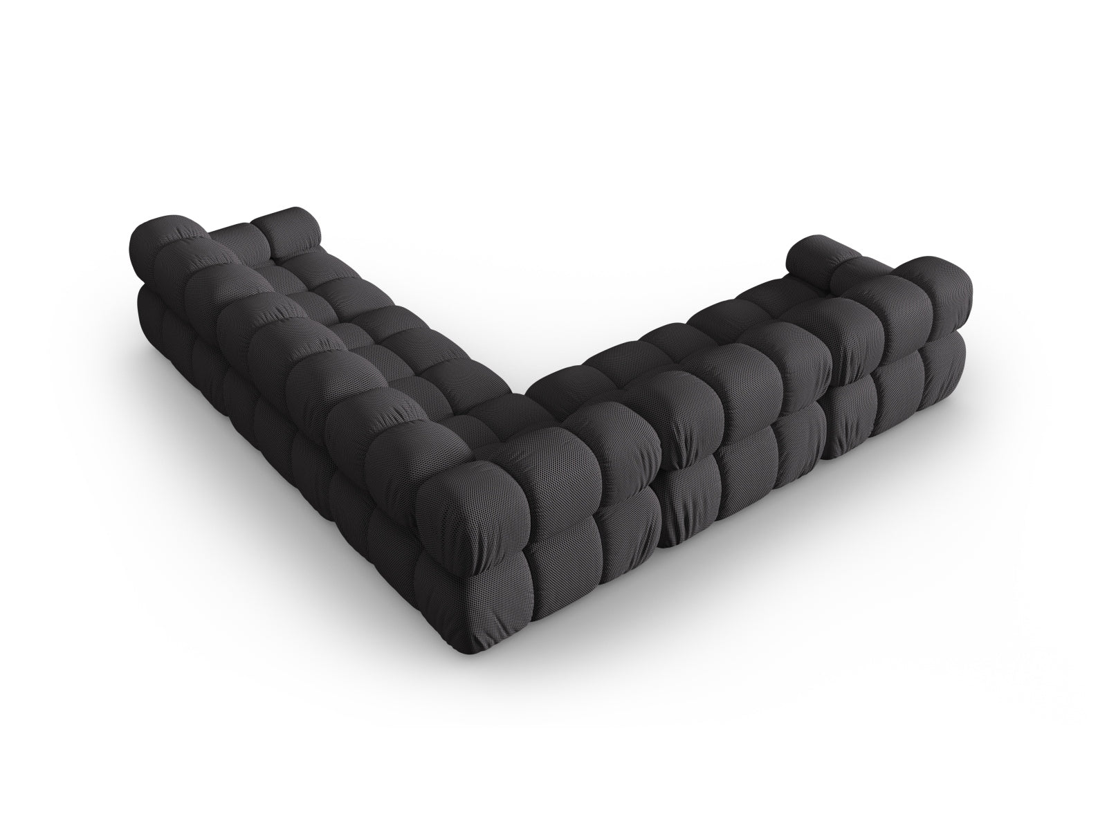 Modernes Bellis Ecksofa in Espresso-Sonic, 282 cm, bietet Platz für 5 Personen und vereint Komfort mit zeitgemäßem Design.