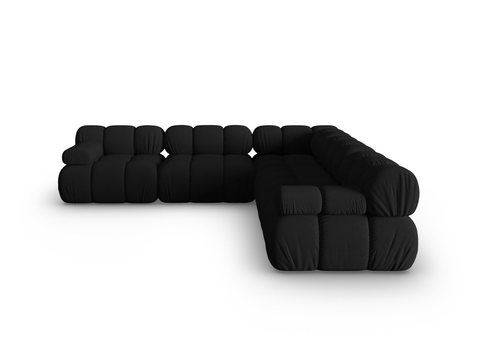Bellis Symmetrical Ecksofa 5 Sitzer 282cm in Black-Sonic präsentiert im Onlineshop von KAQTU Design AG. Ecksofa ist von Micadoni