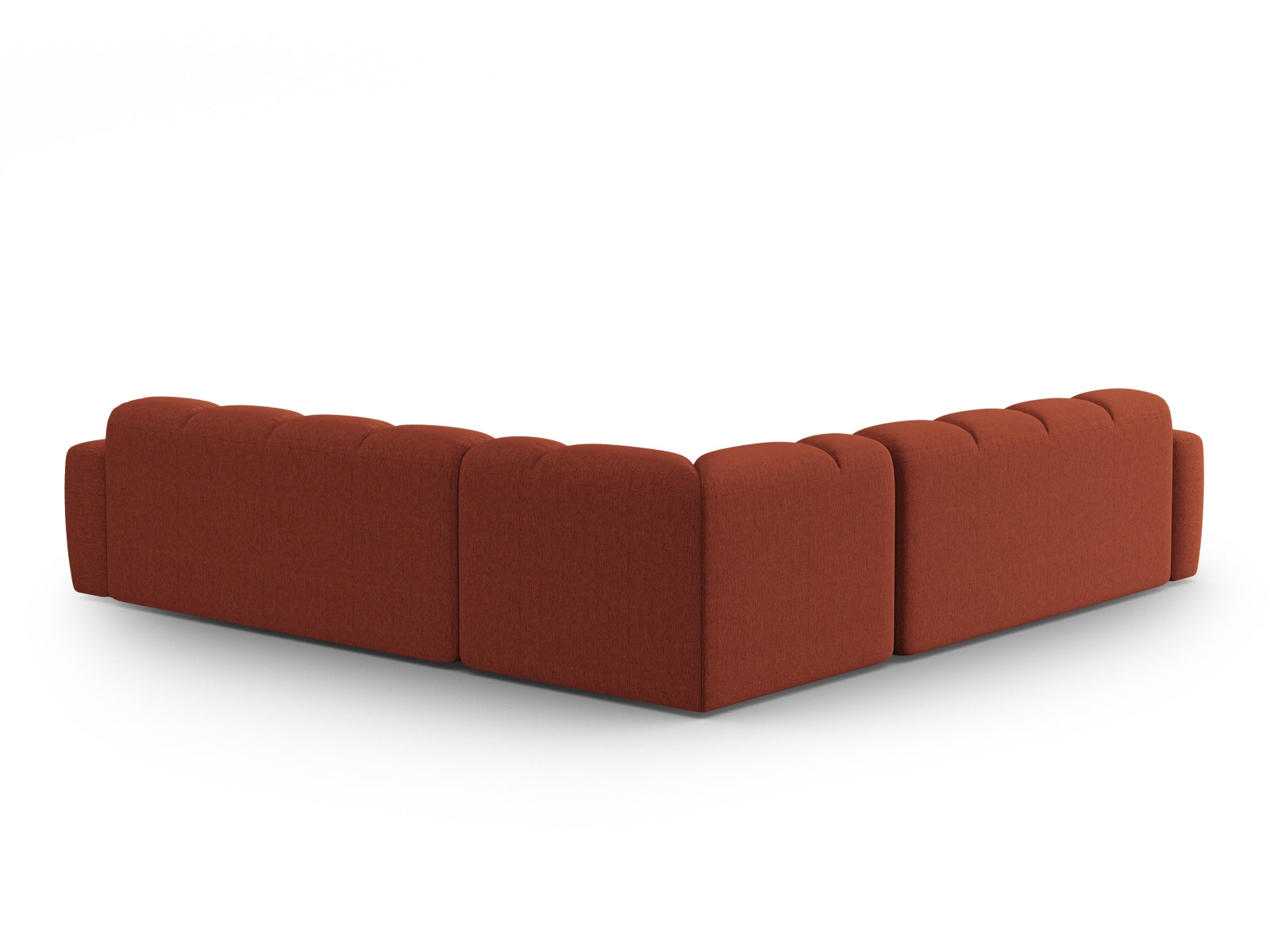 Erleben Sie das stilvolle Lisa Symmetrical Ecksofa von Micadoni. Dieses 5-Sitzer Velours-Sofa vereint modernen Komfort mit eleganter Ästhetik.