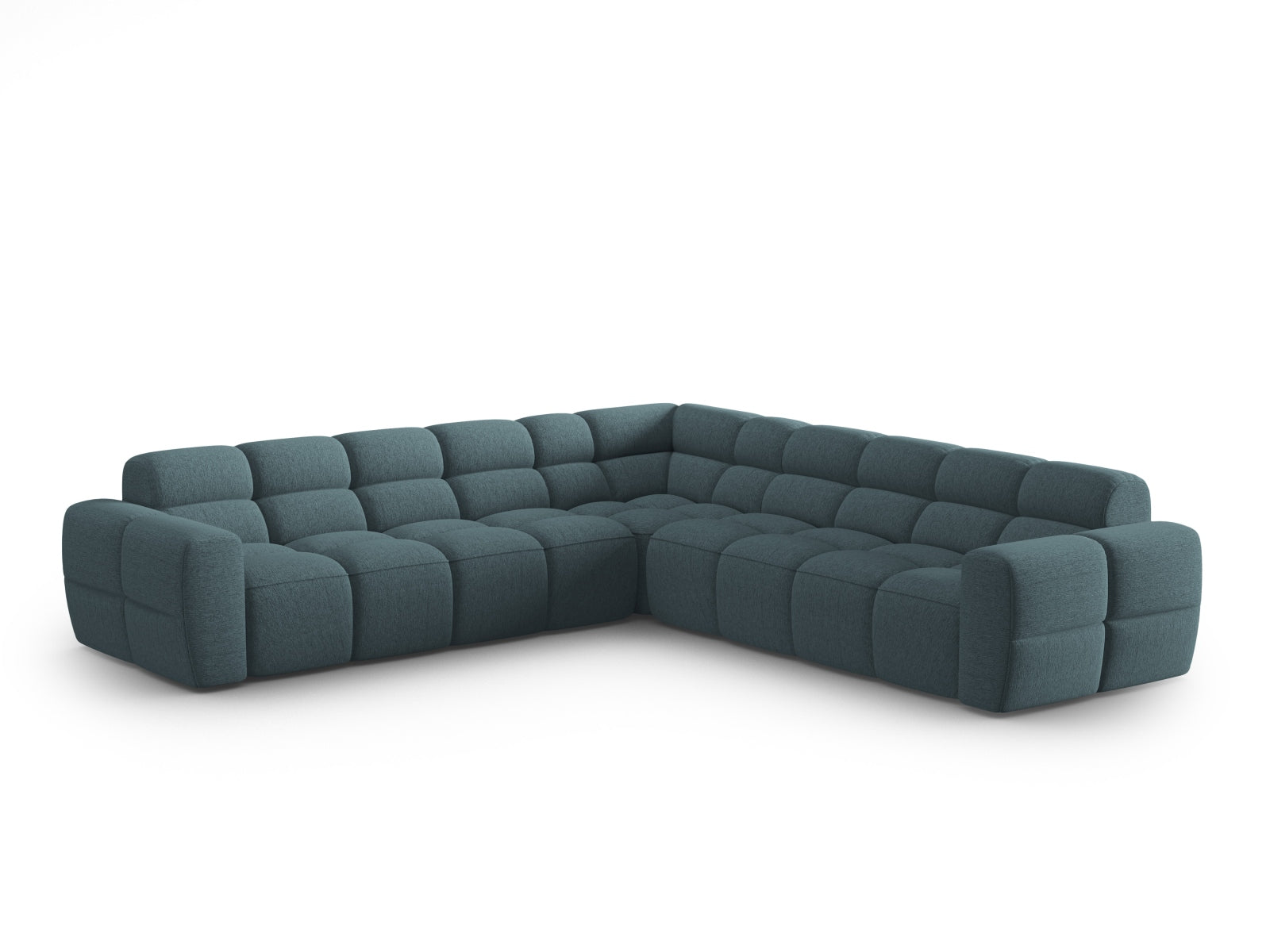 Lisa Symmetrical Ecksofa 5 Sitzer in Light Blue präsentiert im Onlineshop von KAQTU Design AG. Ecksofa ist von Micadoni