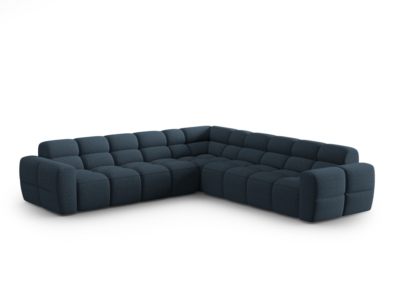 Lisa Symmetrical Ecksofa 5 Sitzer in Dark Blue präsentiert im Onlineshop von KAQTU Design AG. Ecksofa ist von Micadoni