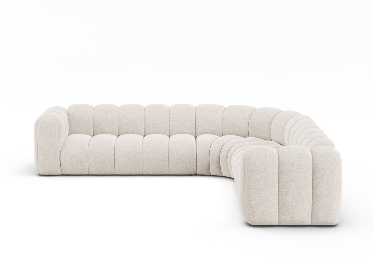 Lupine Modular Symmetrical Ecksofa 6 Sitzer in Light Beige-Eden präsentiert im Onlineshop von KAQTU Design AG. Ecksofa ist von Micadoni