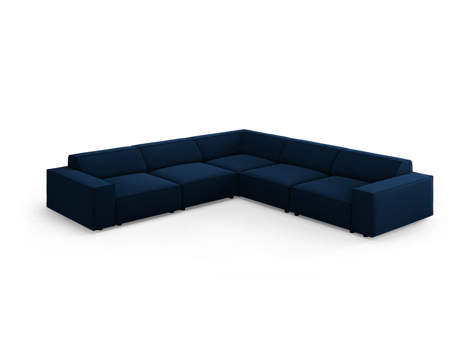 Entdecken Sie das Jodie Velour Ecksofa von Micadoni – ein elegantes, modulares 6-Sitzer Sofa, das Komfort und Stil in Ihr Zuhause bringt.
