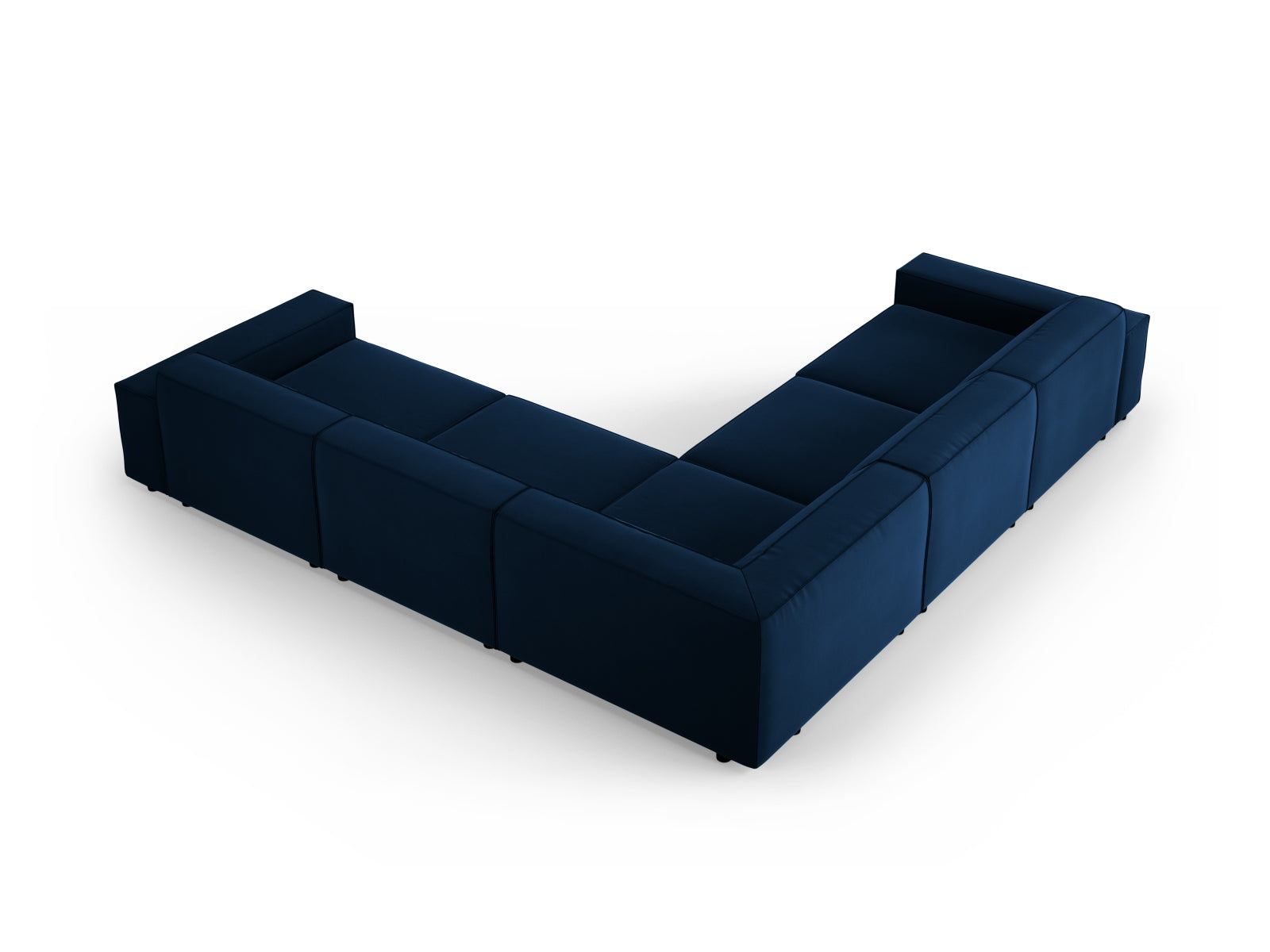 Erleben Sie das Jodie Velour Ecksofa von Micadoni – ein stilvolles, modulares 6-Sitzer Sofa, das sich perfekt an Ihre Wohnbedürfnisse anpasst.