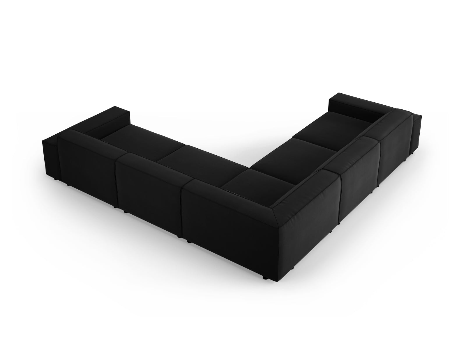 Erleben Sie das Jodie Velour Ecksofa von Micadoni – ein stilvolles, modulares 6-Sitzer Sofa, das sich perfekt an Ihre Wohnbedürfnisse anpasst.