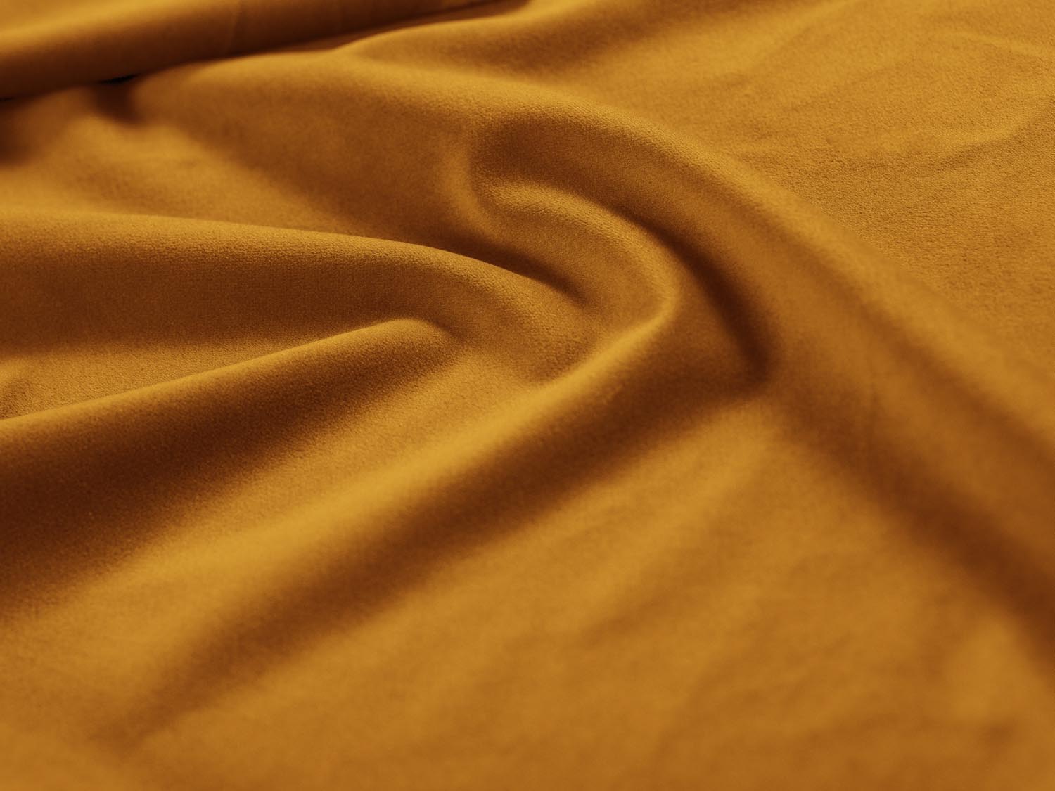 Modernes Mamaia Velour Ecksofa in ansprechendem Gelb und Schwarz, perfekt für gesellige Abende und geschmackvolle Einrichtung.