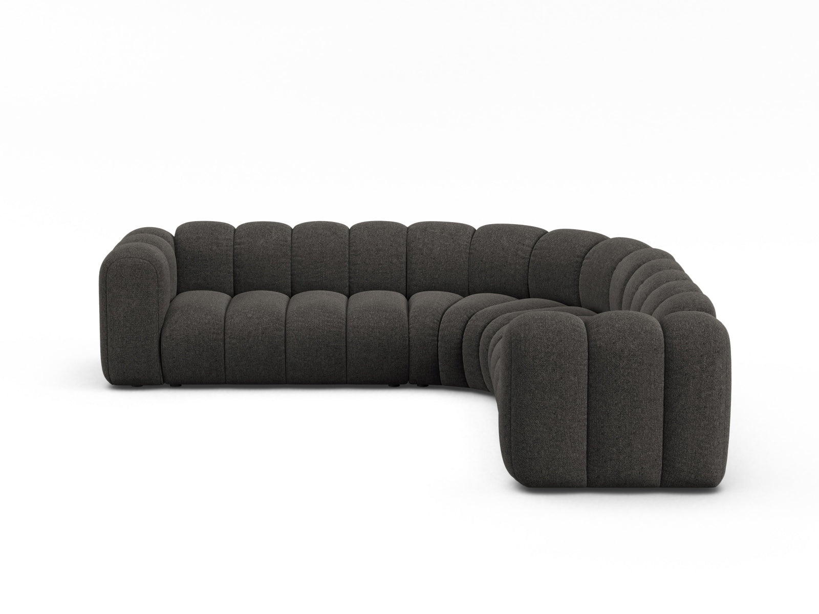Lupine Modular Symmetrical Ecksofa 6 Sitzer in Dark Grey präsentiert im Onlineshop von KAQTU Design AG. Ecksofa ist von Micadoni