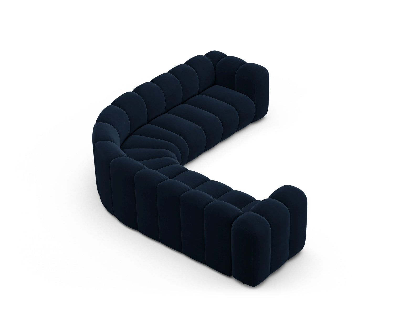 Lupine Modular Symmetrical Ecksofa 6 Sitzer in Royal Blue präsentiert im Onlineshop von KAQTU Design AG. Ecksofa ist von Micadoni