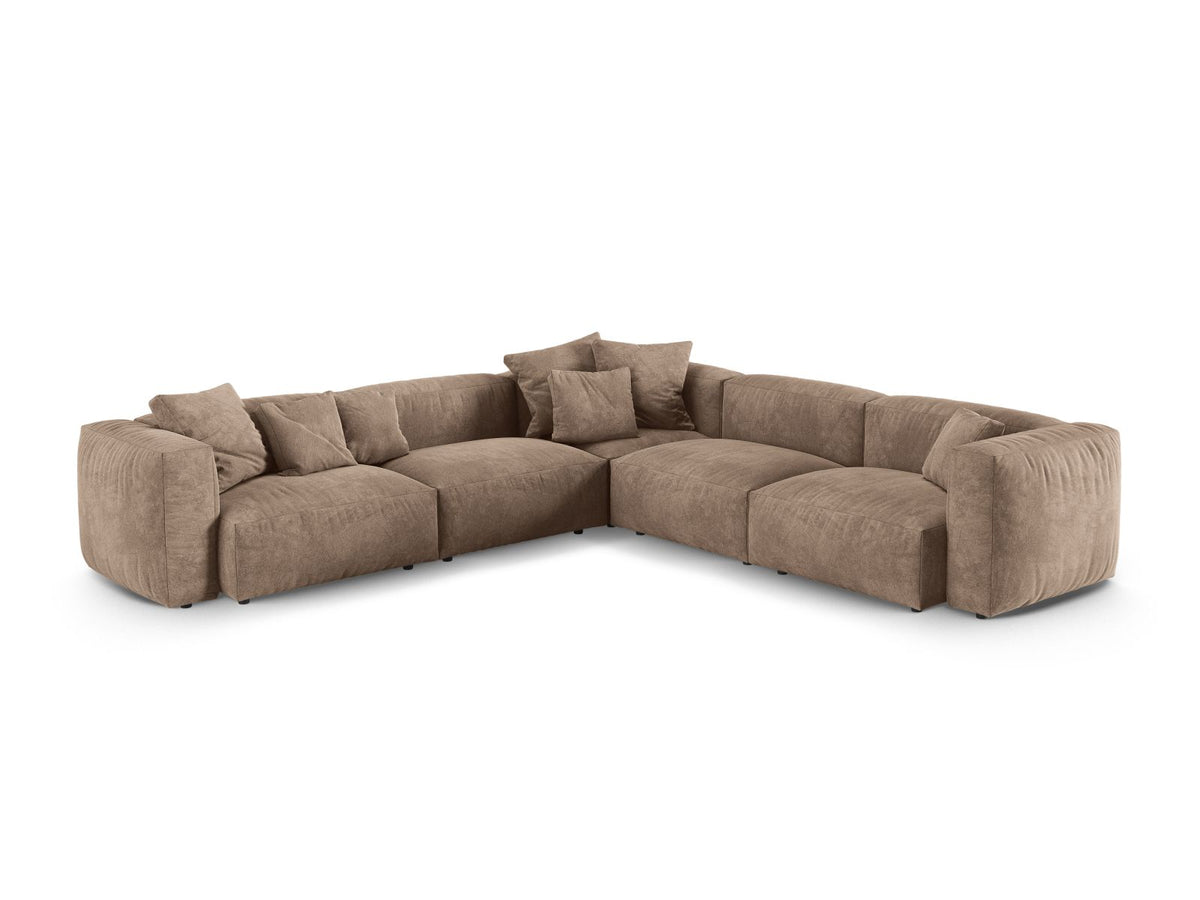 5-Sitzer Modular Ecksofa Symmetric XL Martina in Dark Beige-Vogue präsentiert im Onlineshop von KAQTU Design AG. Ecksofa ist von Micadoni