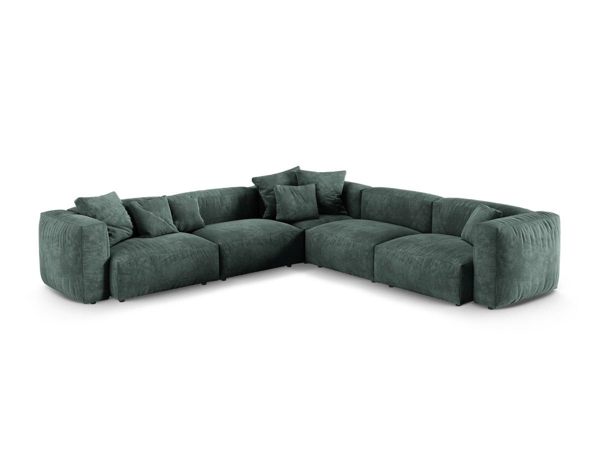 5-Sitzer Modular Ecksofa Symmetric XL Martina in Petrol-Vogue präsentiert im Onlineshop von KAQTU Design AG. Ecksofa ist von Micadoni