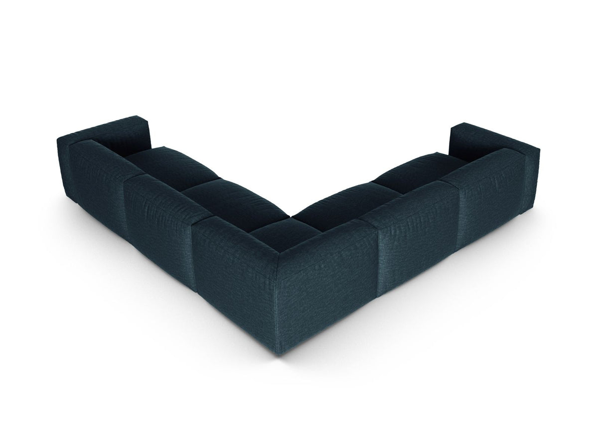 5-Sitzer Ecksofa modular symmetrisch XL Martina in Blue Jeans-Boston präsentiert im Onlineshop von KAQTU Design AG. Ecksofa ist von Micadoni