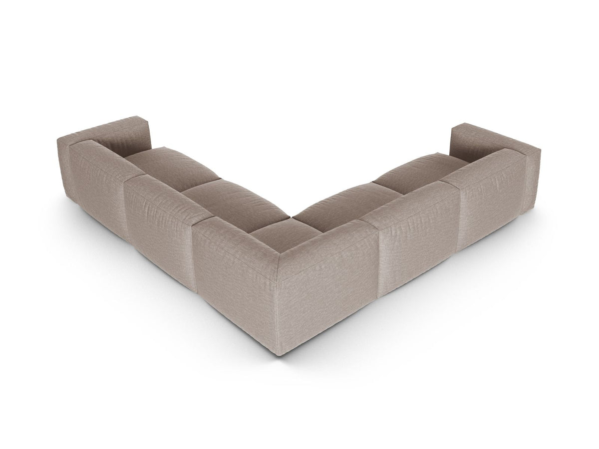 5-Sitzer Ecksofa modular symmetrisch XL Martina in Dark Beige-Boston präsentiert im Onlineshop von KAQTU Design AG. Ecksofa ist von Micadoni