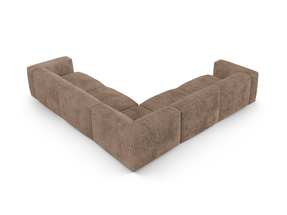 5-Sitzer Ecksofa modular symmetrisch XL Martina in Acorn-Tilia präsentiert im Onlineshop von KAQTU Design AG. Ecksofa ist von Micadoni