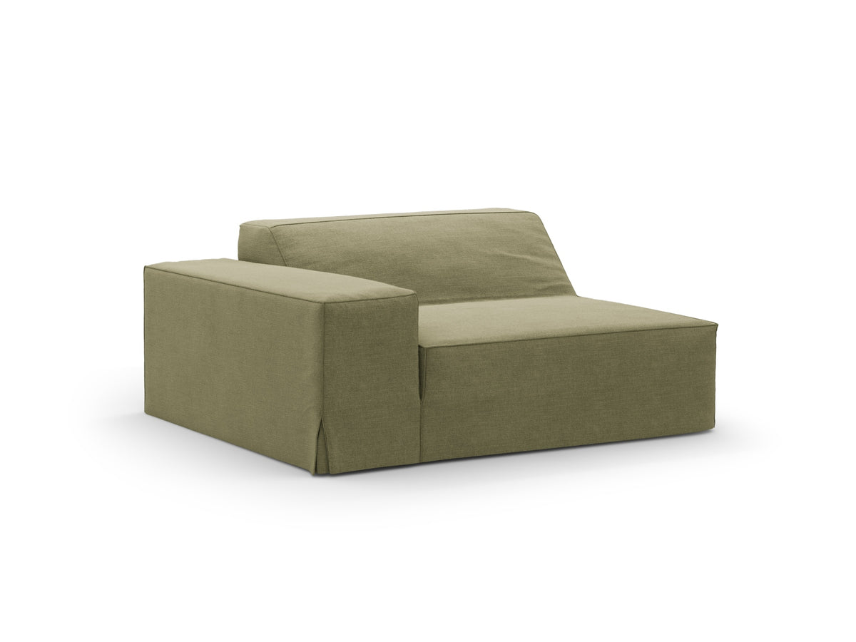 Jodie Modul links Cover in Light Green-LINS präsentiert im Onlineshop von KAQTU Design AG. Sofa-Zubehör ist von Micadoni