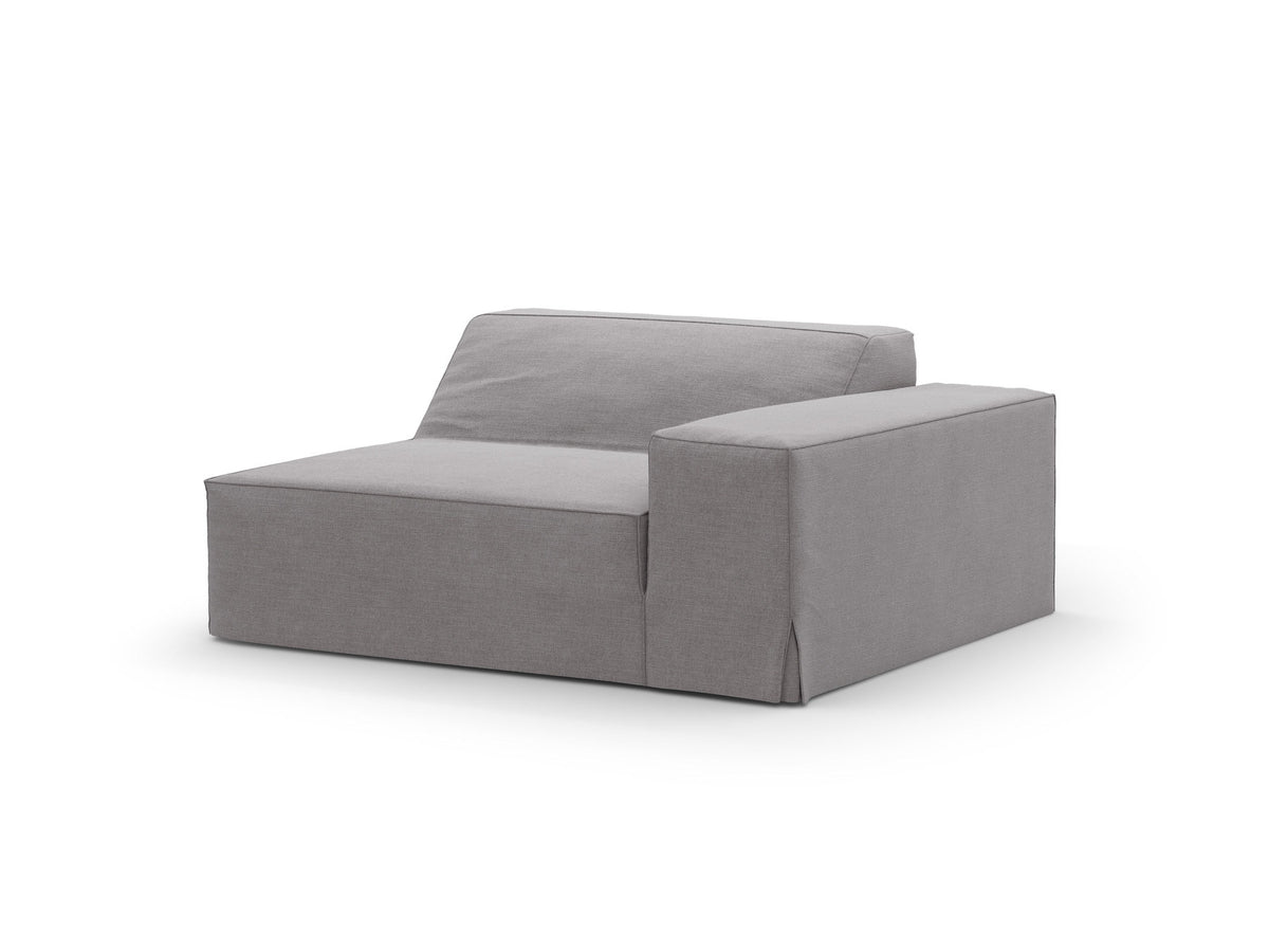 Bezug Modul rechts Jodie in Warm grey-LINS präsentiert im Onlineshop von KAQTU Design AG. Sofa-Zubehör ist von Micadoni