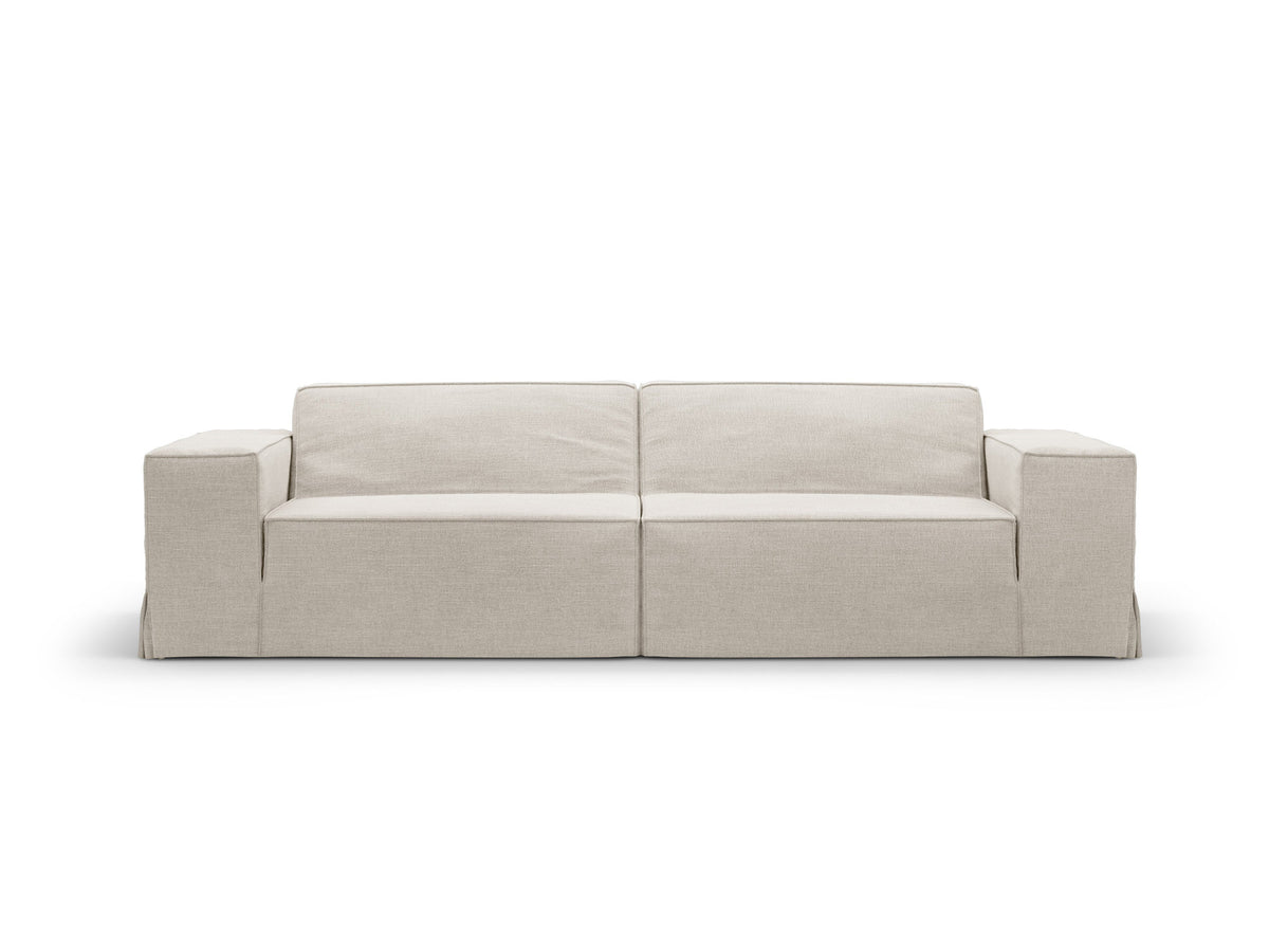 Jodie Sofa Cover in Natural-LINS präsentiert im Onlineshop von KAQTU Design AG. Sofa-Zubehör ist von Micadoni