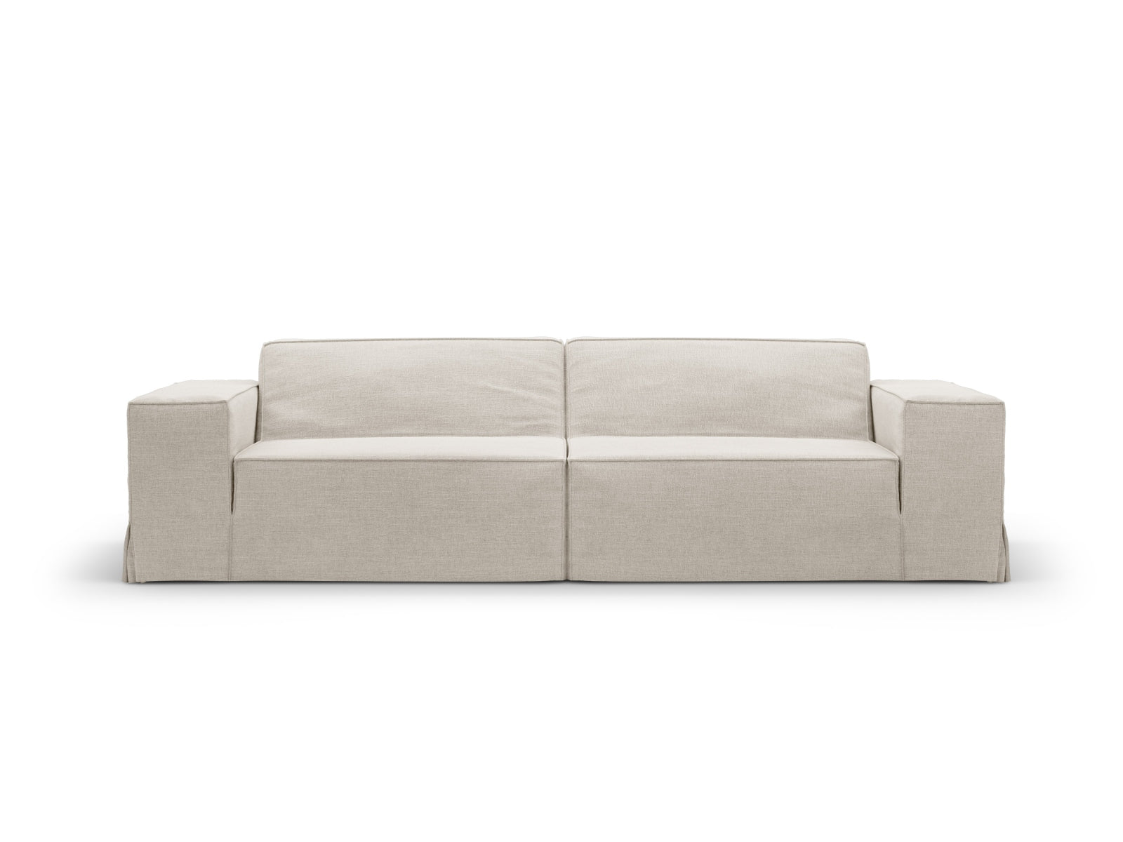 Jodie Sofa Cover in Natural-LINS präsentiert im Onlineshop von KAQTU Design AG. Sofa-Zubehör ist von Micadoni