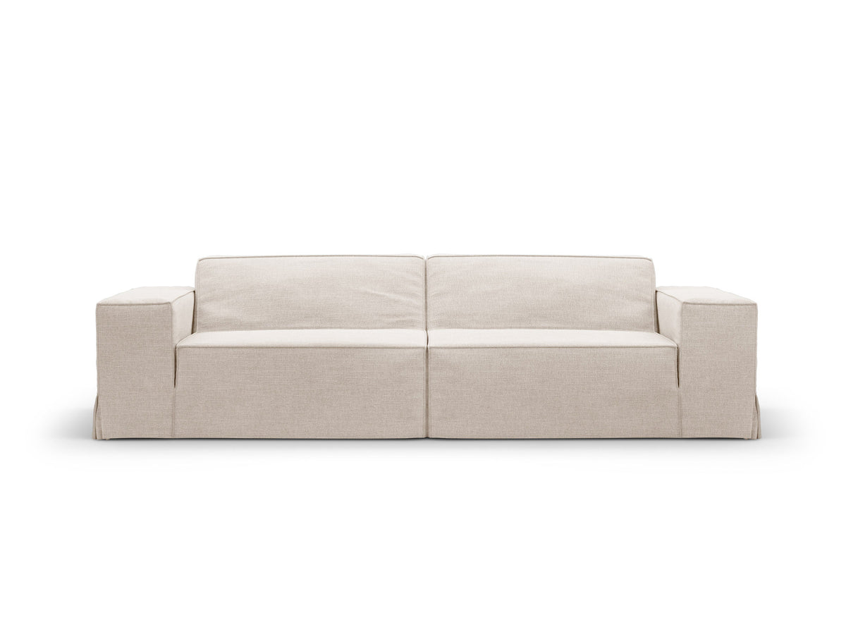 Jodie Sofa Cover in Beige-LINS präsentiert im Onlineshop von KAQTU Design AG. Sofa-Zubehör ist von Micadoni