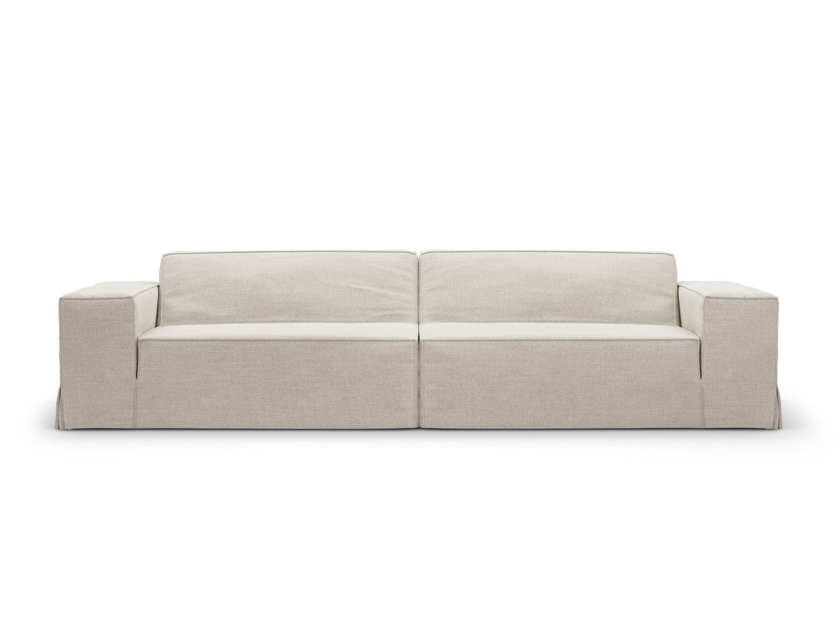 Jodie Sofa Cover in Natural-LINS präsentiert im Onlineshop von KAQTU Design AG. Sofa-Zubehör ist von Micadoni