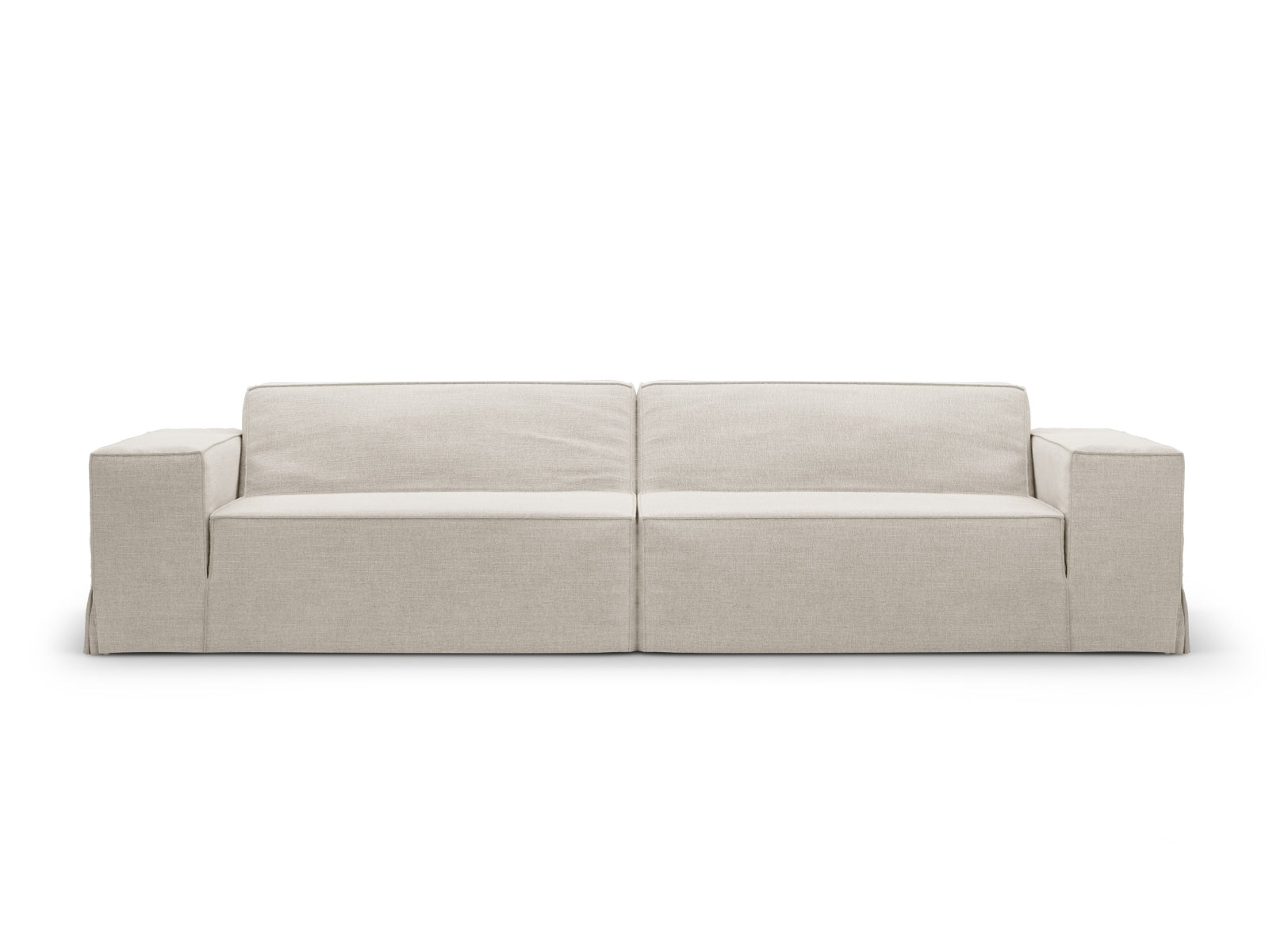 Elegantes Jodie Sofa Cover mit zeitgemäßem Linsendesign, ideal zur Verschönerung Ihres Wohnraums. Hochwertiges Sofa-Zubehör von Micadoni.