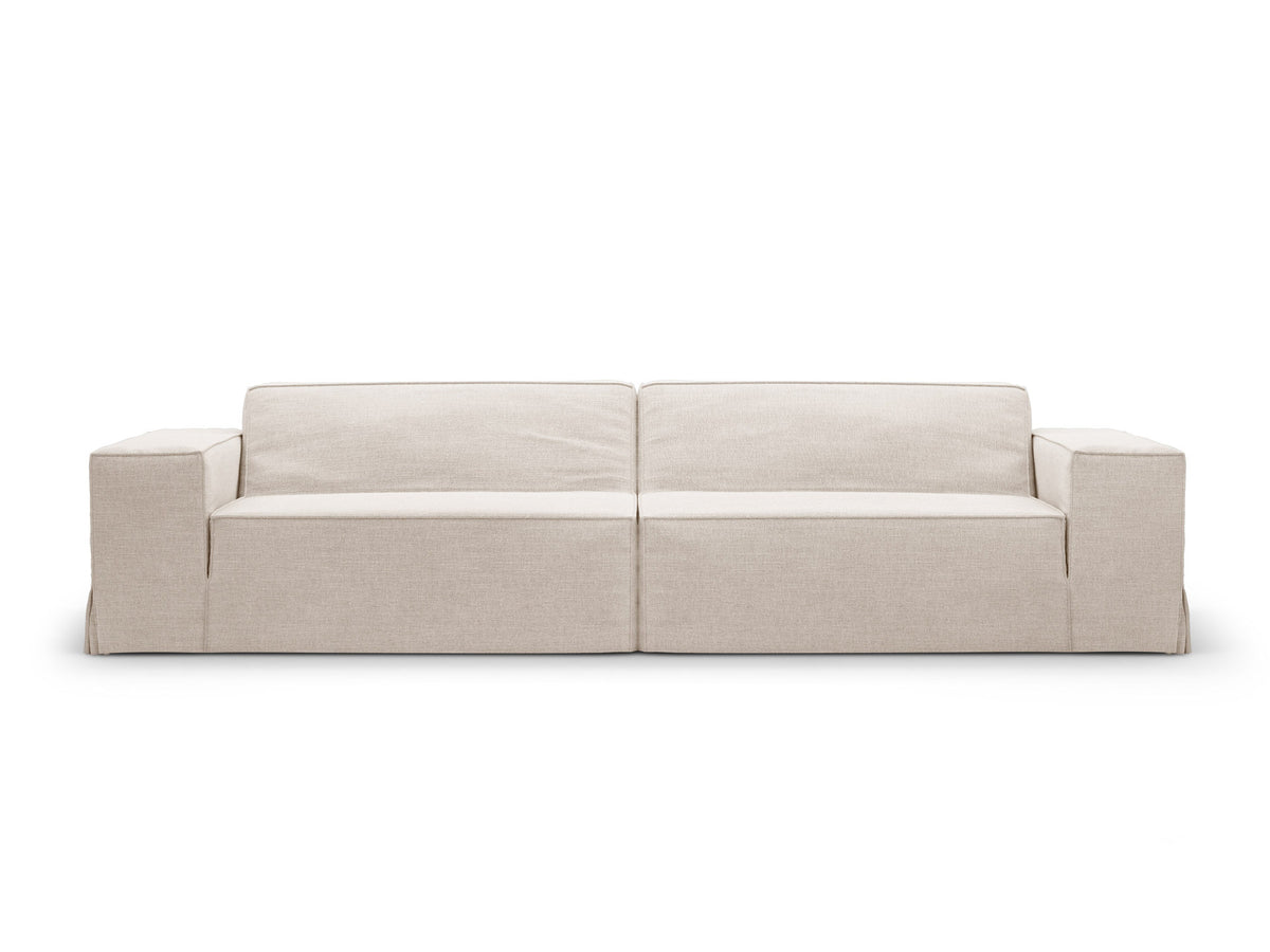 Jodie Sofa Cover in Beige-LINS präsentiert im Onlineshop von KAQTU Design AG. Sofa-Zubehör ist von Micadoni