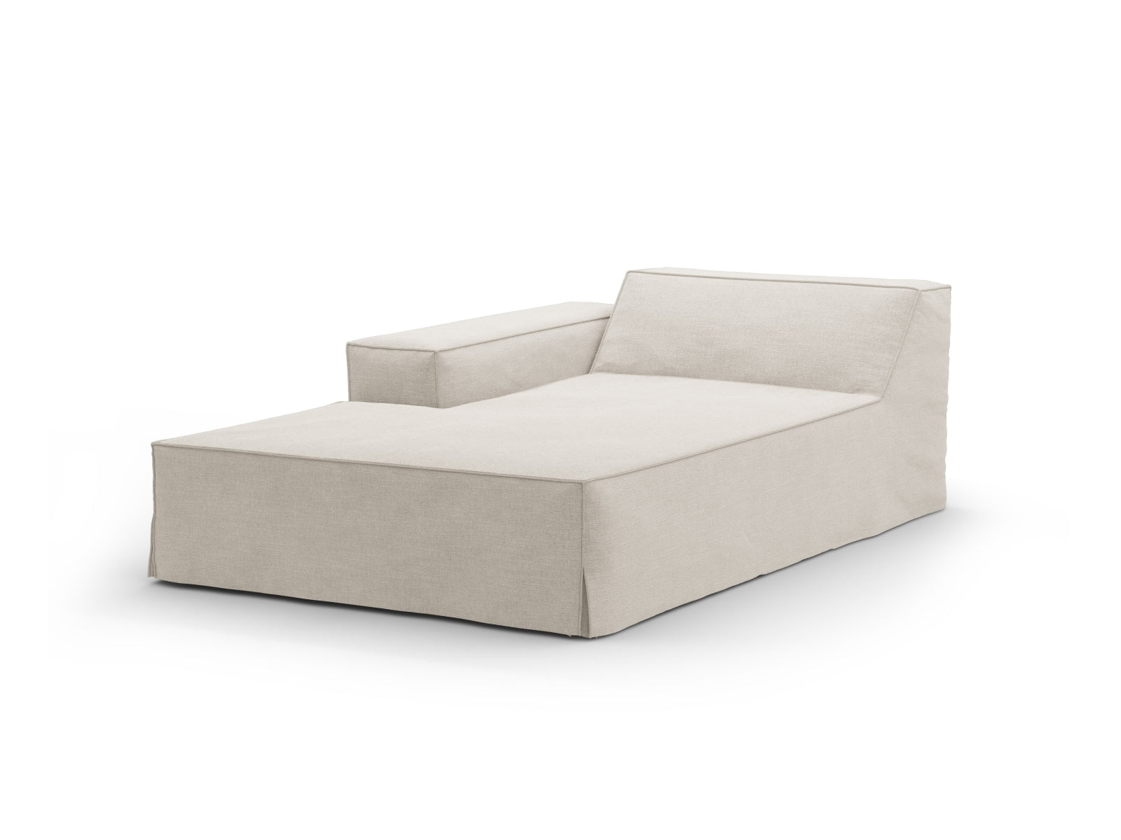 Jodie Cover für Modular Chaise Longue links in Natural präsentiert im Onlineshop von KAQTU Design AG. Sofa-Zubehör ist von Micadoni