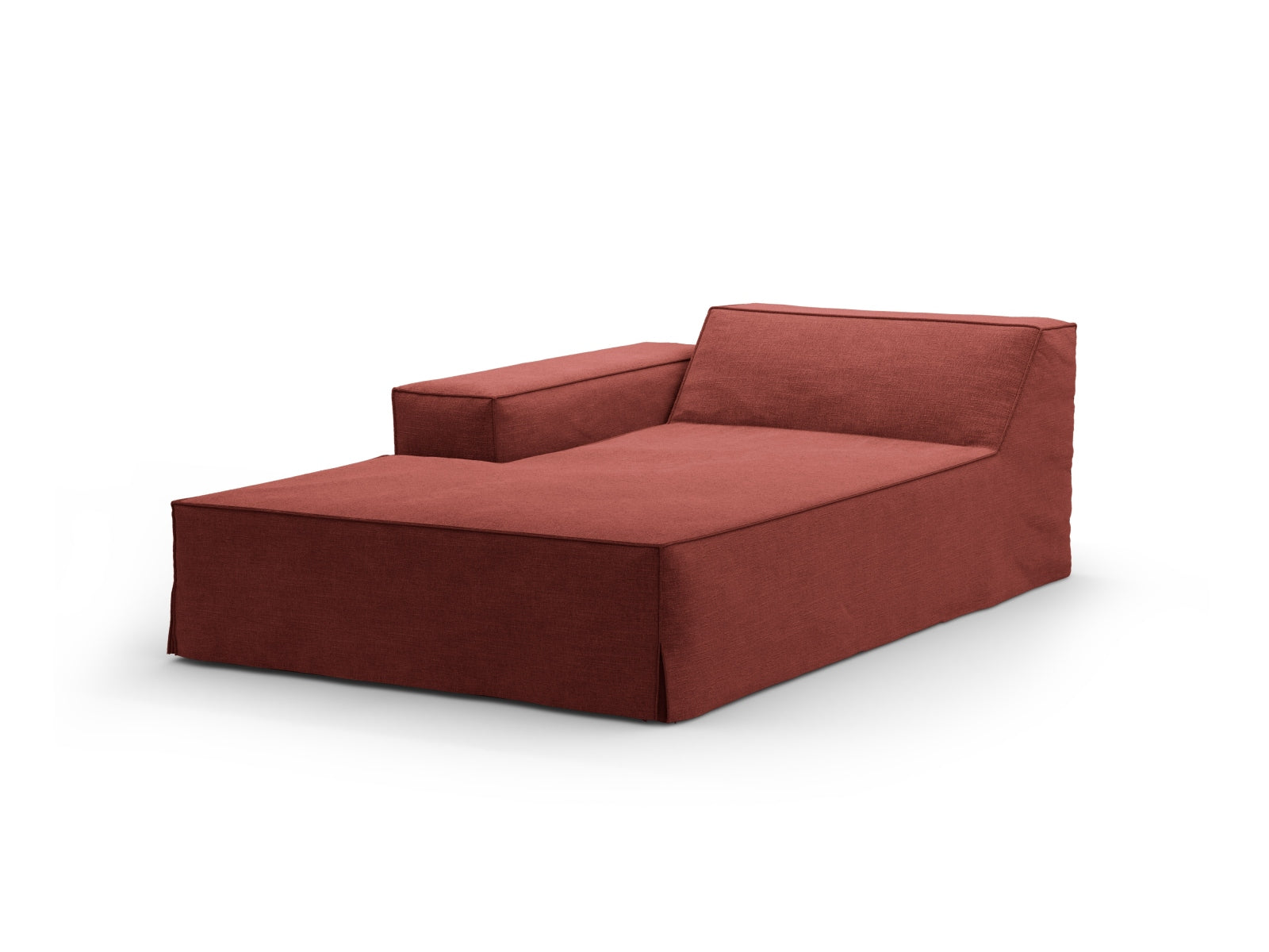 Stilvolles Jodie Cover für die linke Modular Chaise Longue von Micadoni, schützt und verschönert Ihr Sofa mit modernem Design.