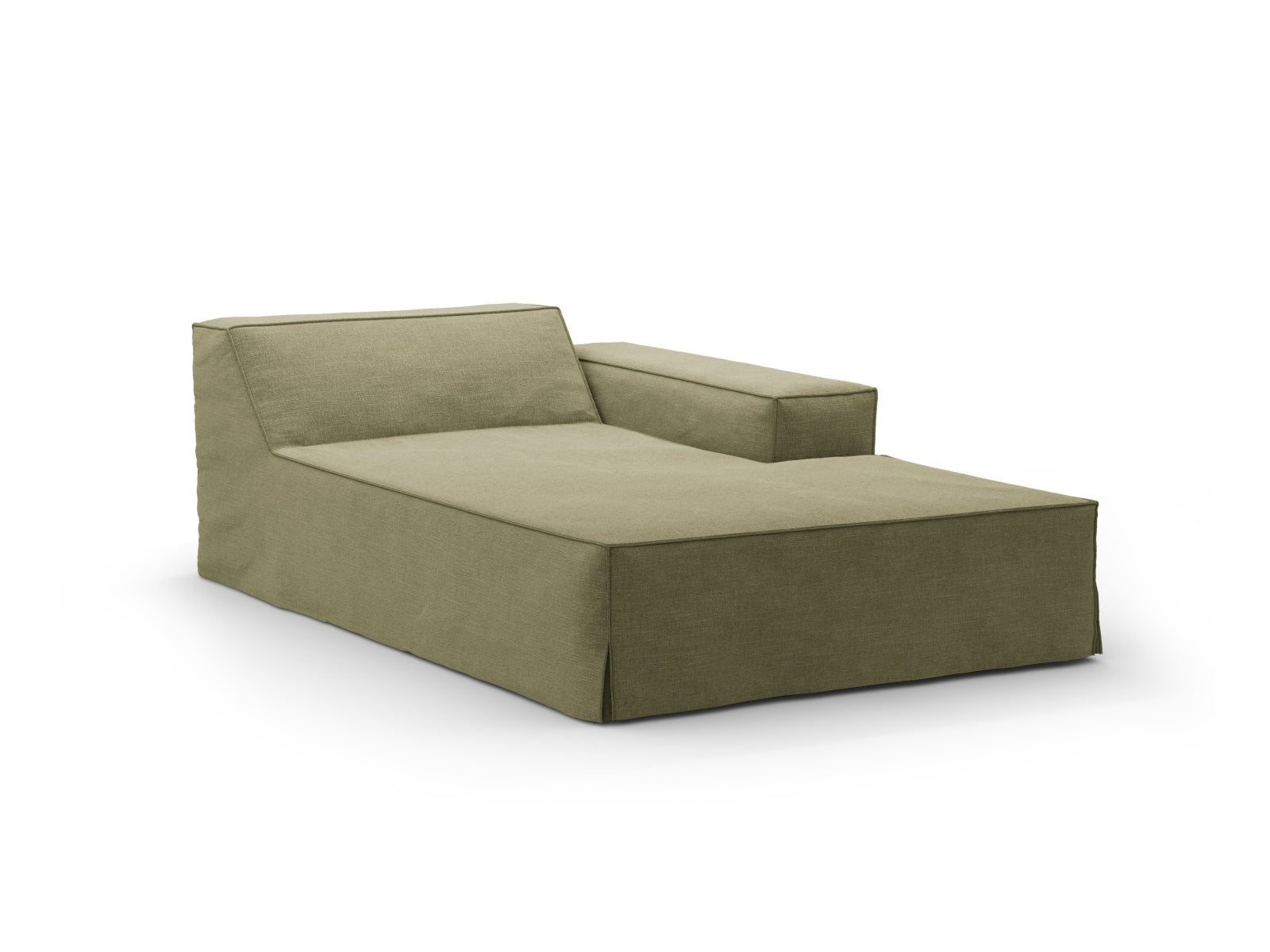 Bezug für Chaise Longue Module rechts Jodie in Light Green-LINS präsentiert im Onlineshop von KAQTU Design AG. Sofa-Zubehör ist von Micadoni
