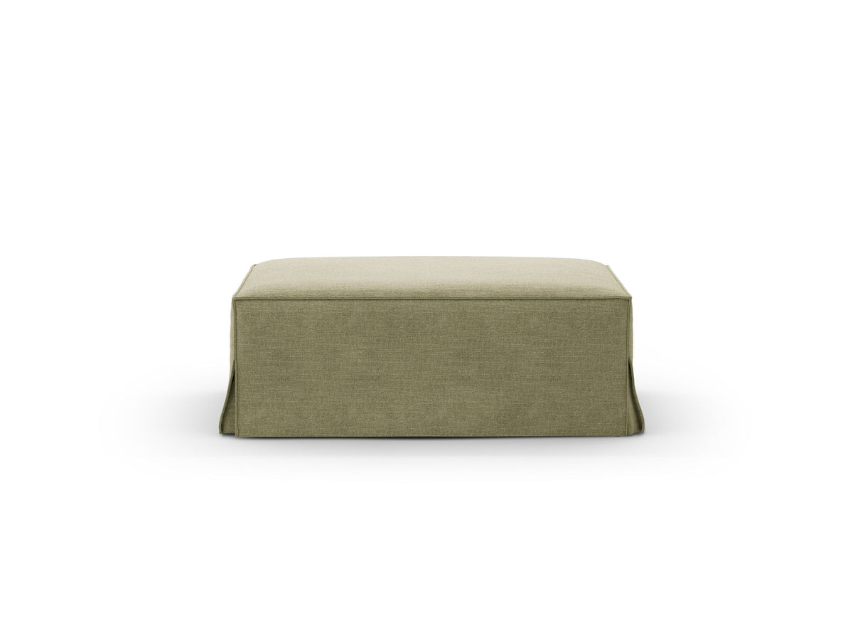 Jodie Pouf Cover in Light Green-LINS präsentiert im Onlineshop von KAQTU Design AG. Sofa-Zubehör ist von Micadoni