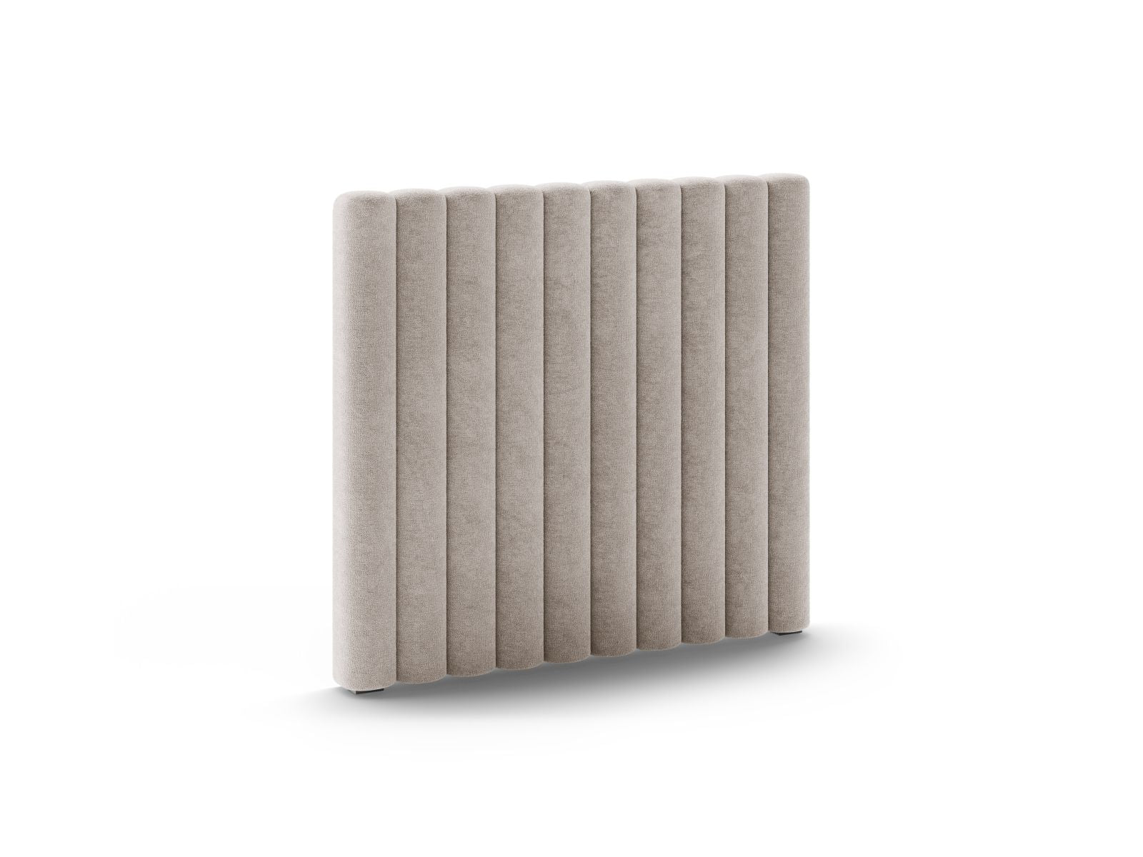 Elegantes Kopfteil Mistero in sanftem Beige, ideal für stilvolle Schlafzimmergestaltung. Hochwertige Verarbeitung von Micadoni.