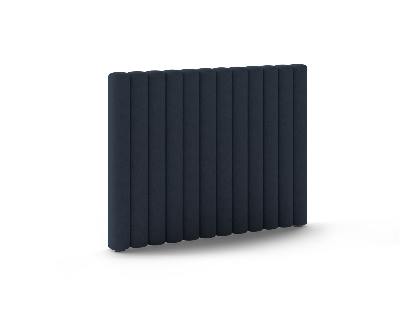 Elegantes Kopfteil Mistero in Royal Blue, 120 cm breit, ideal für stilvolle Schlafzimmergestaltung, erhältlich bei KAQTU Design AG.