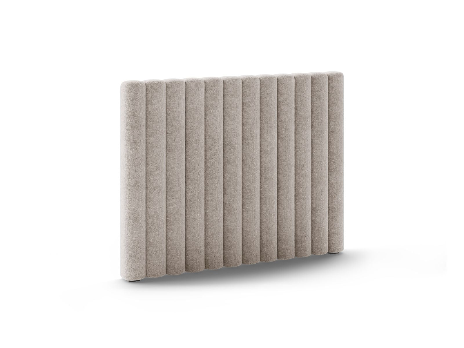 Elegantes Kopfteil Mistero in sanftem Beige, ideal für stilvolle Schlafzimmergestaltung. Hochwertige Verarbeitung von Micadoni.