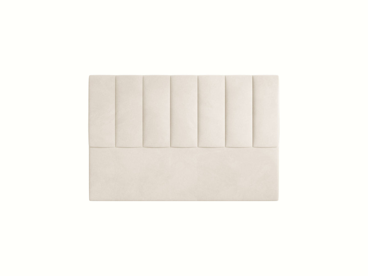 Kopfteil Marl 140cm in Ivory-Magic Velvet präsentiert im Onlineshop von KAQTU Design AG. Kopfteile ist von Micadoni