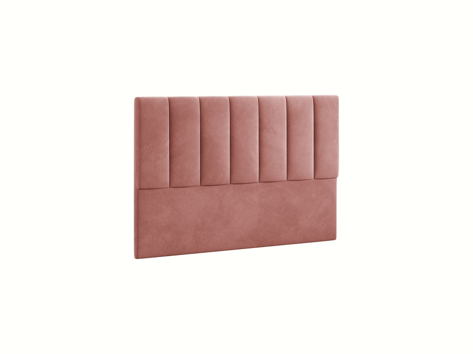 Elegantes Kopfteil Marl in Pink-Magic Velvet, 140 cm breit, ideal für stilvolle Schlafzimmergestaltung von Micadoni.
