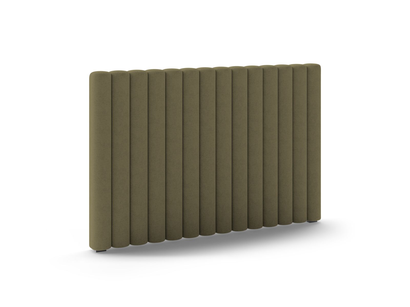 Elegantes Kopfteil Mistero in 140 cm Breite, stilvolles Design in Green-Moly, ideal für moderne Schlafzimmer, erhältlich bei KAQTU Design AG.
