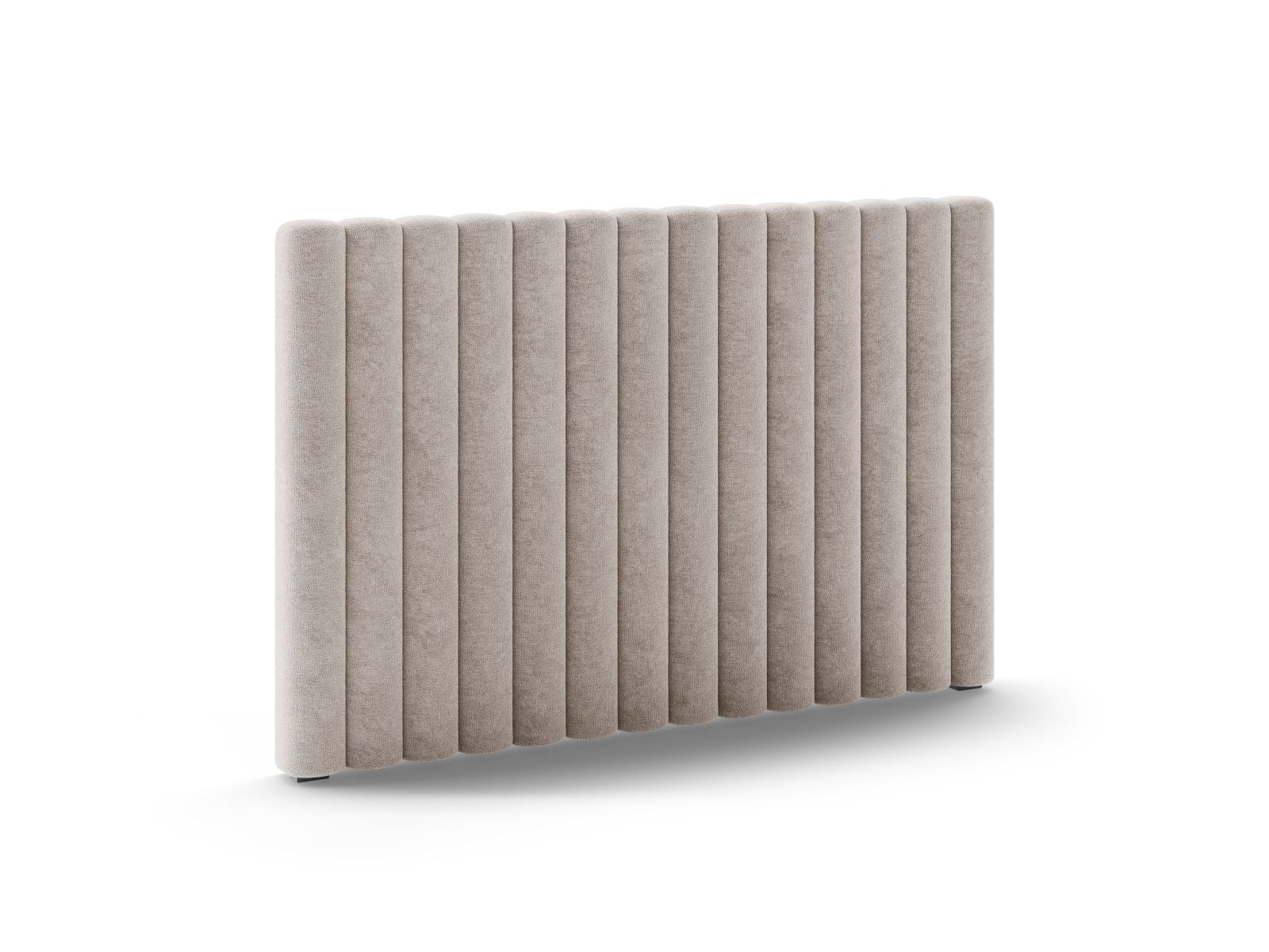 Elegantes Kopfteil Mistero in sanftem Beige, ideal für stilvolle Schlafzimmergestaltung. Hochwertige Verarbeitung von Micadoni.