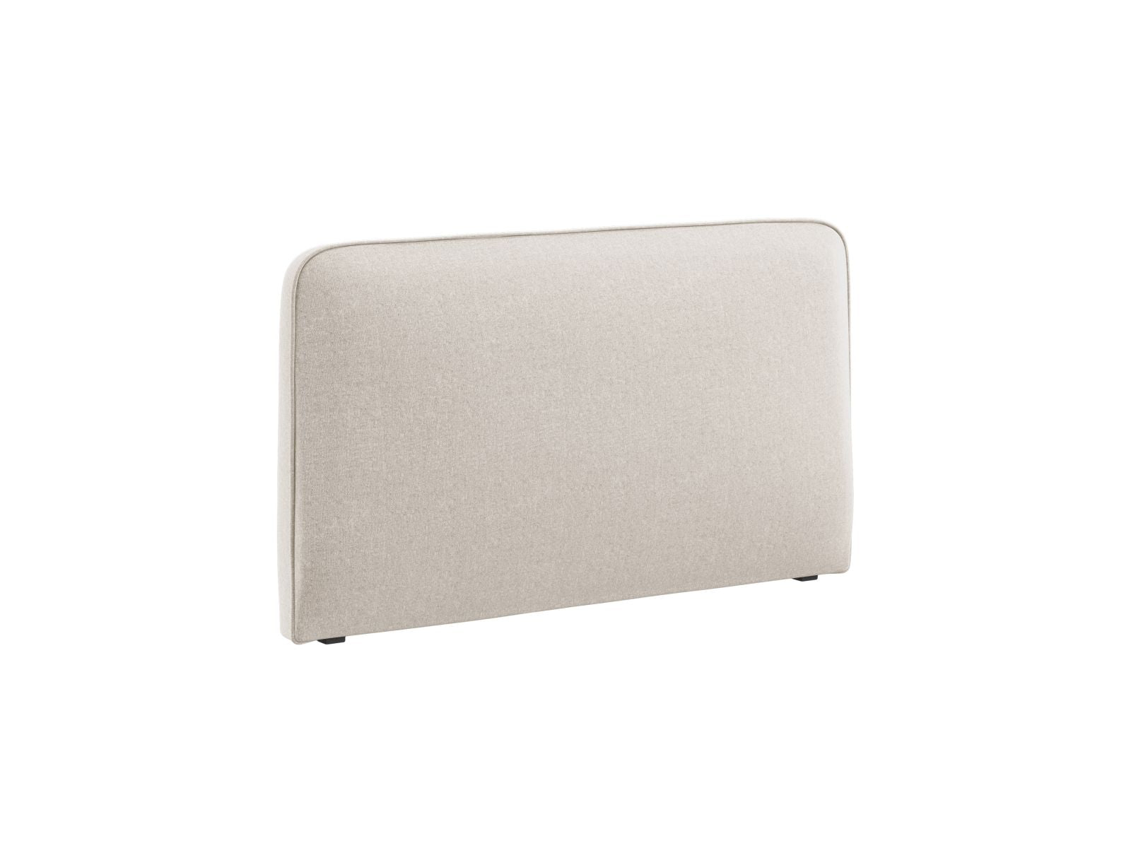 Elegantes Kopfteil Jamie in Dunkelbeige, 140 cm breit, ideal für stilvolle Schlafzimmergestaltung. Hochwertige Verarbeitung von Micadoni.