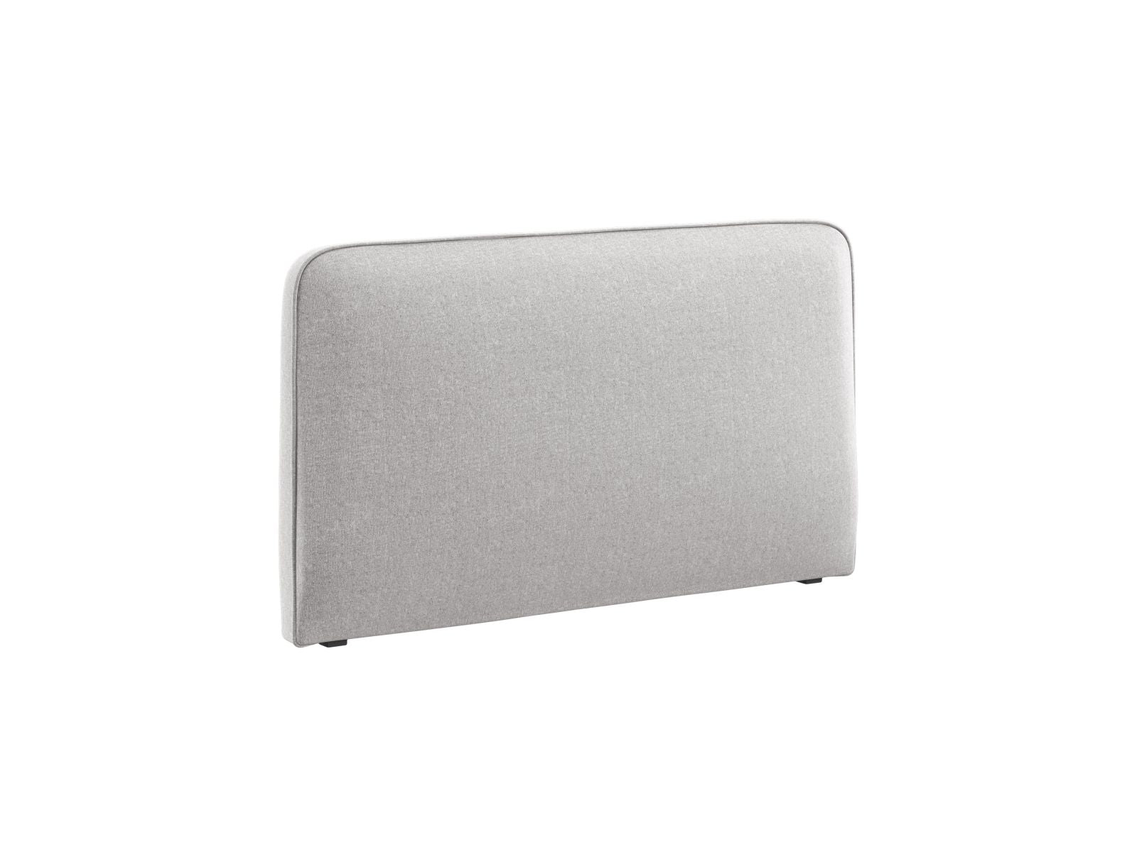 Elegantes Kopfteil Jamie in sanftem Light Grey, ideal für Betten mit einer Breite von 140 cm, von Micadoni für stilvolle Schlafzimmer.