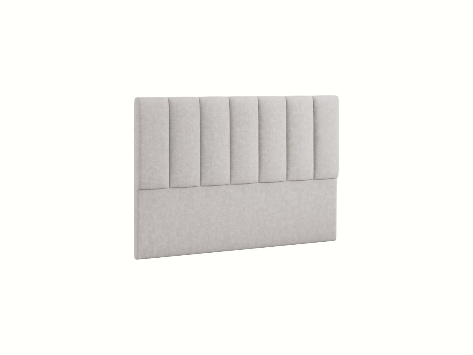 Stilvolles Kopfteil Marl in zartem Hellgrau, 140 cm breit, perfekt für ein modernes Schlafzimmer und harmonische Wohnakzente von Micadoni.