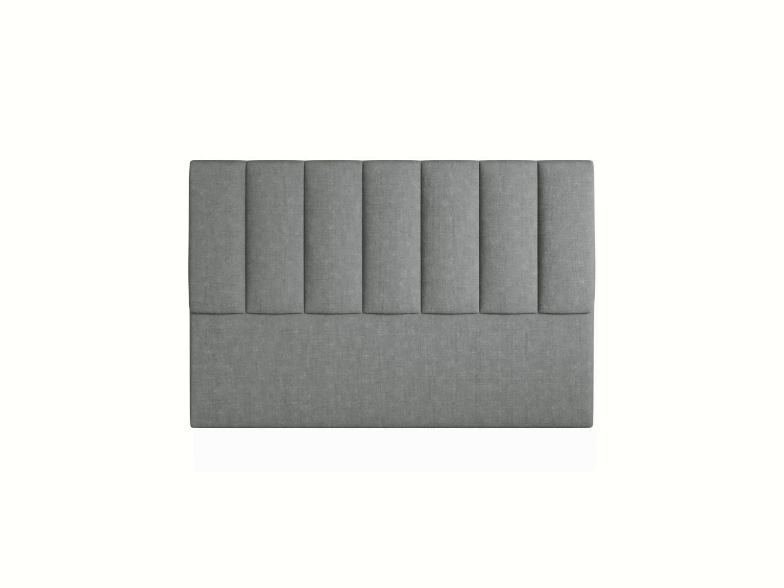 Elegantes Kopfteil Marl in 140 cm Breite, modernes Grey-Liberty Design, ideal für stilvolle Schlafzimmer von Micadoni.