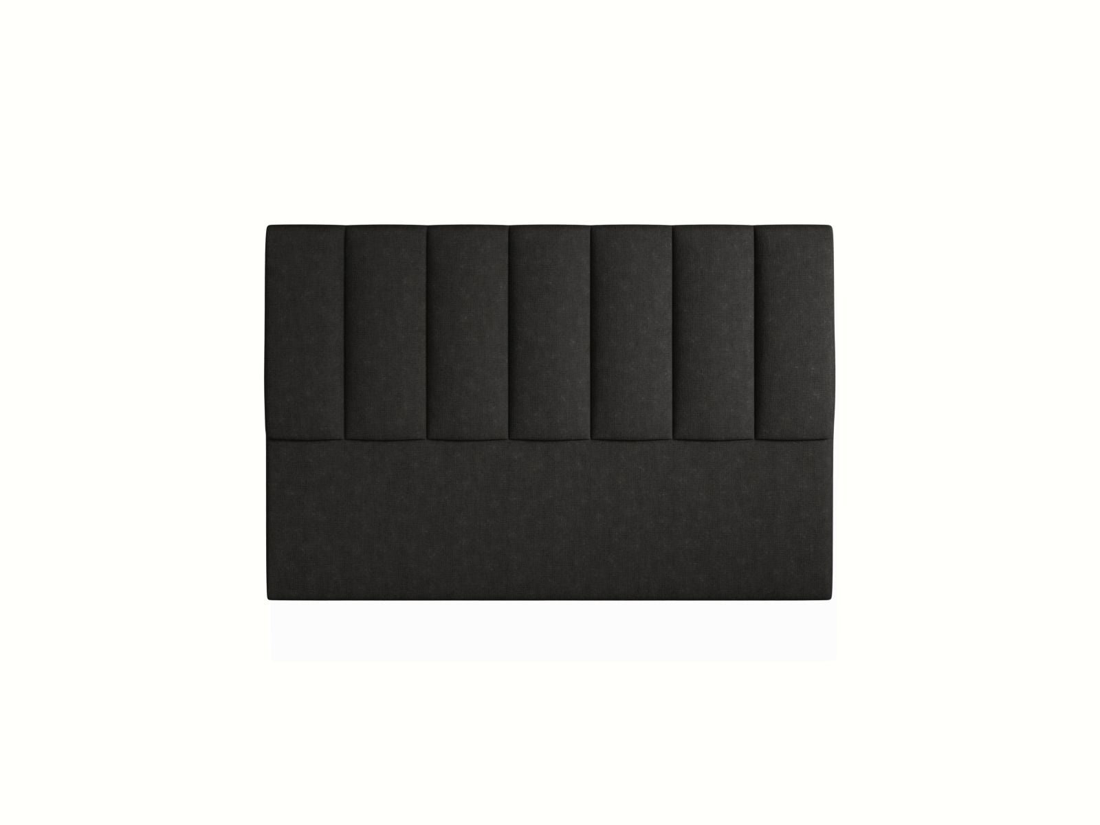 Elegantes Kopfteil Marl in 140 cm Breite, modernes Black-Liberty Design, ideal für stilvolle Schlafzimmerakzente von Micadoni.