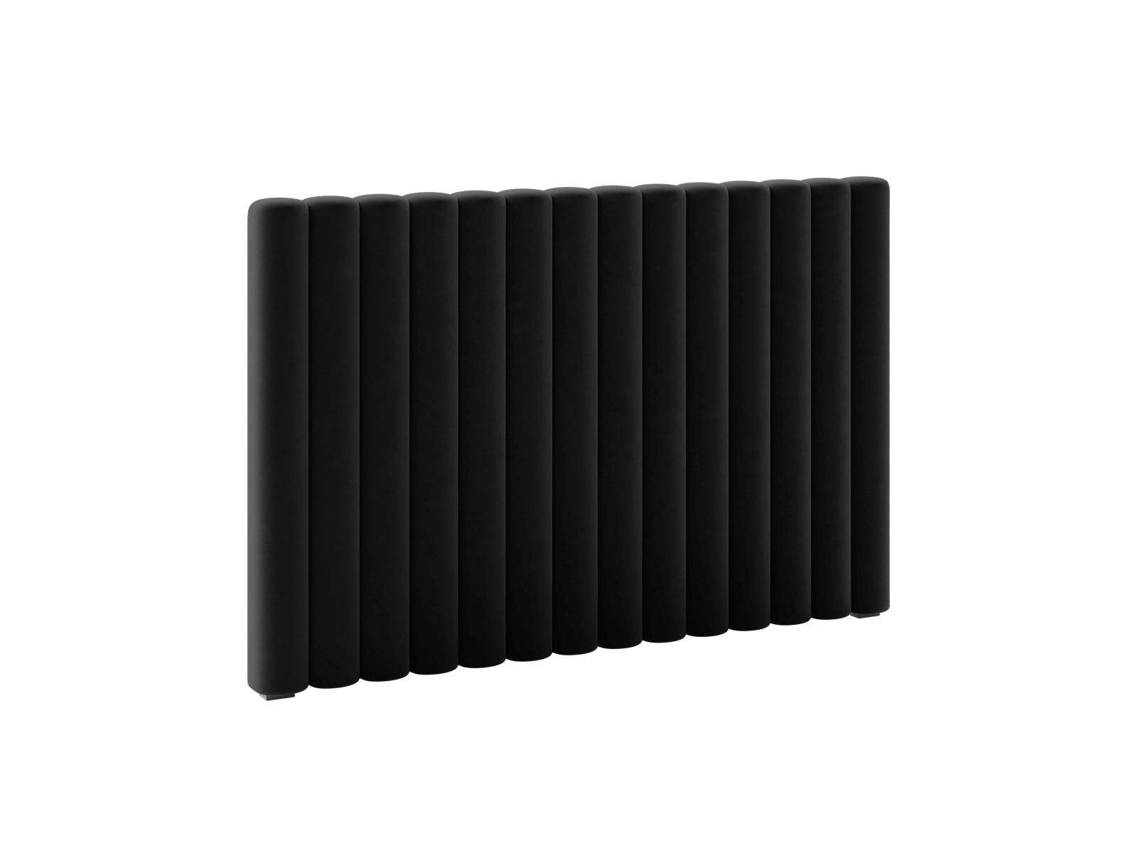 Elegantes Kopfteil Mistero in 140 cm Breite, stilvolles Design in Schwarz, ideal für moderne Schlafzimmer, erhältlich bei KAQTU Design AG.
