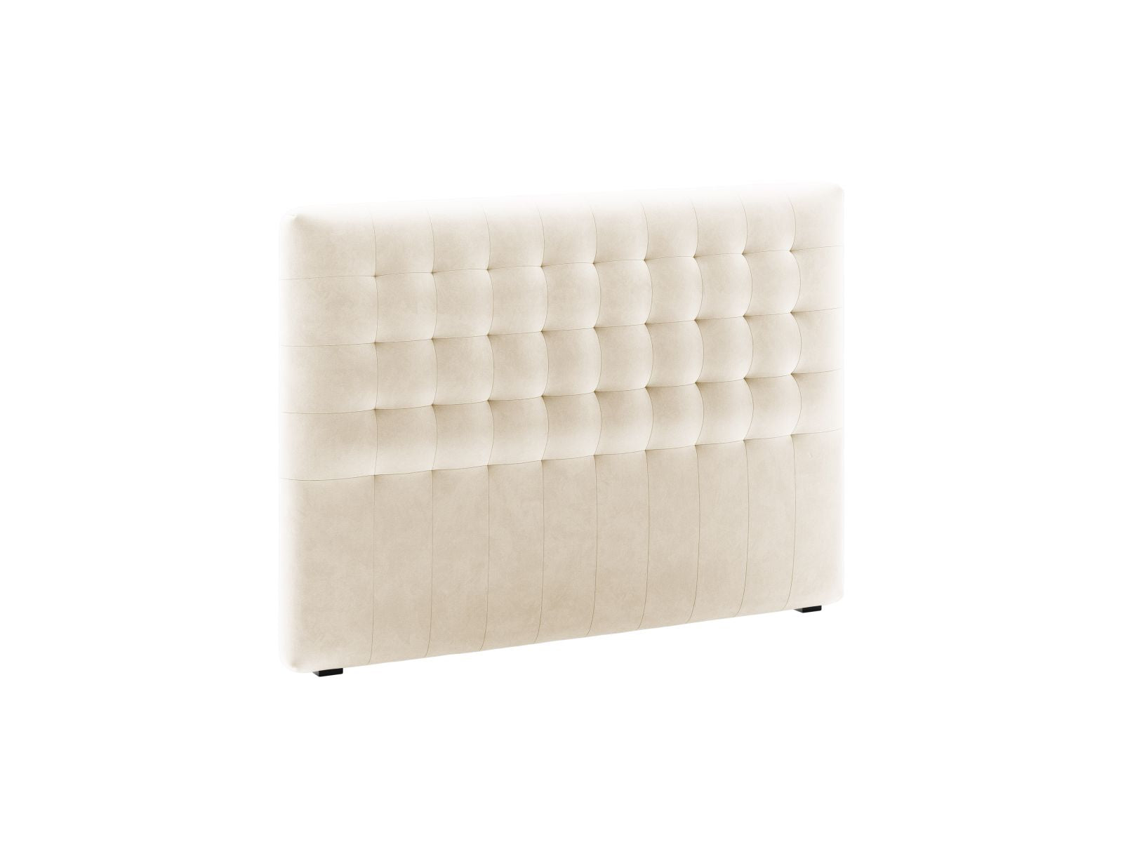 Elegantes Kopfteil Nova in 140 cm Breite, in stilvollem Beige, ideal für moderne Schlafzimmer, erhältlich bei KAQTU Design AG.
