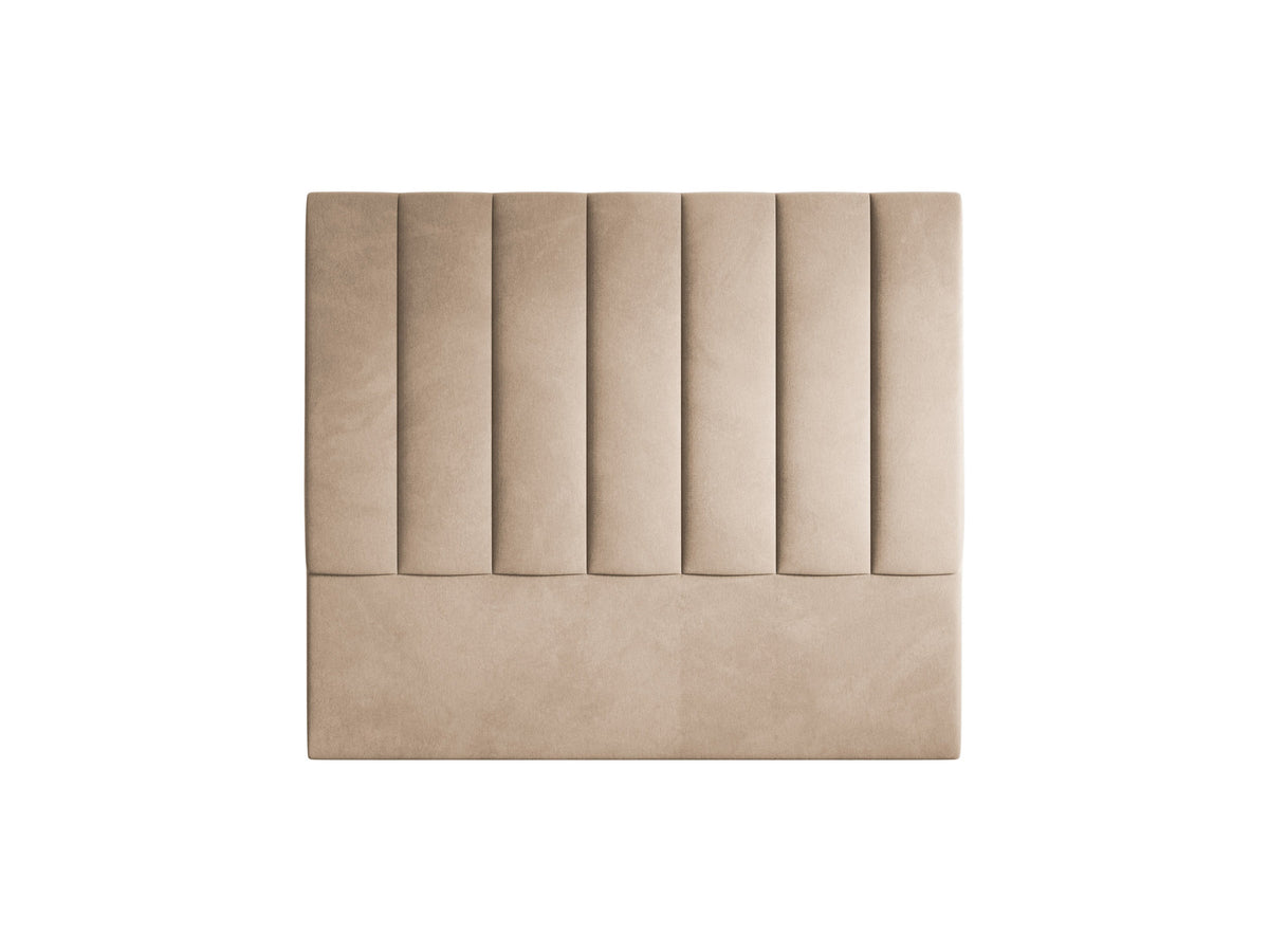 Kopfteil Marl 140cm in Almond Beige-Magic Velvet präsentiert im Onlineshop von KAQTU Design AG. Kopfteile ist von Micadoni