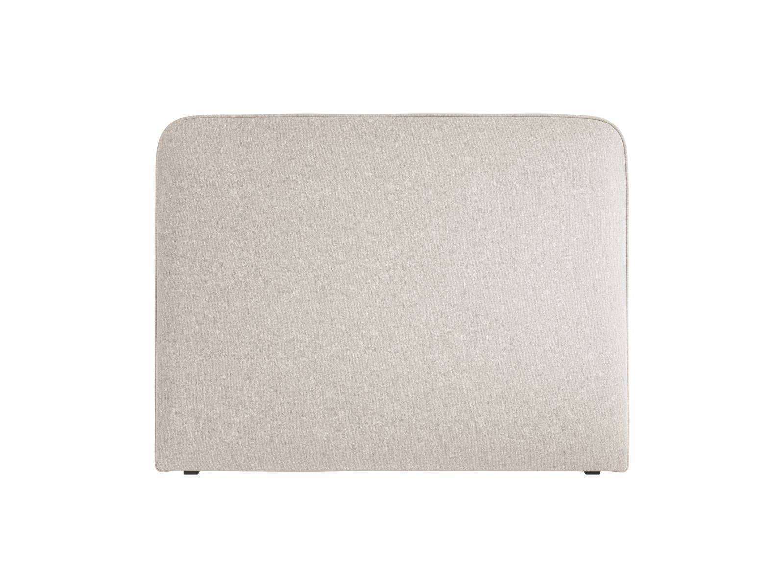 Elegantes Kopfteil Jamie in sanftem Dunkelbeige, 140 cm, ideal für stilvolle Schlafzimmer. Hochwertige Verarbeitung und modernes Design von Micadoni.
