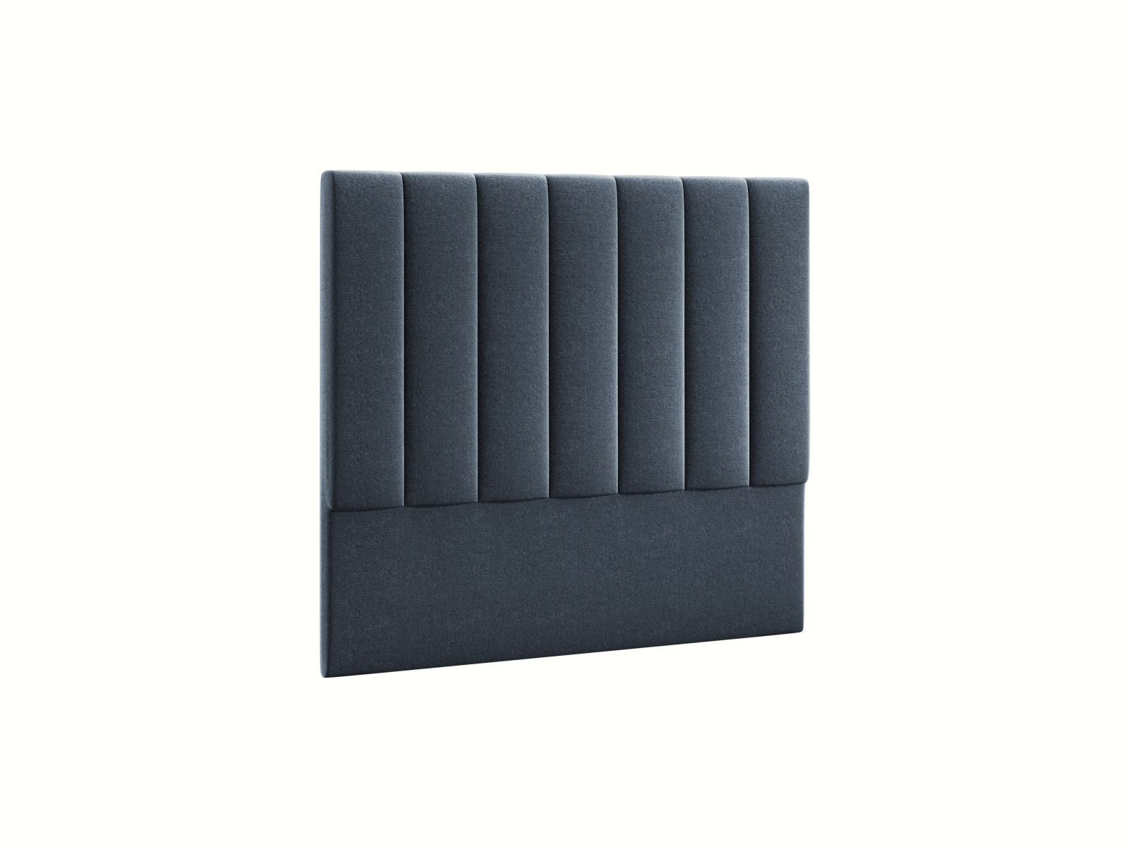Elegantes Kopfteil Marl in 140 cm Breite, in stilvollem Navy Blue, ideal für moderne Schlafzimmergestaltung von Micadoni.