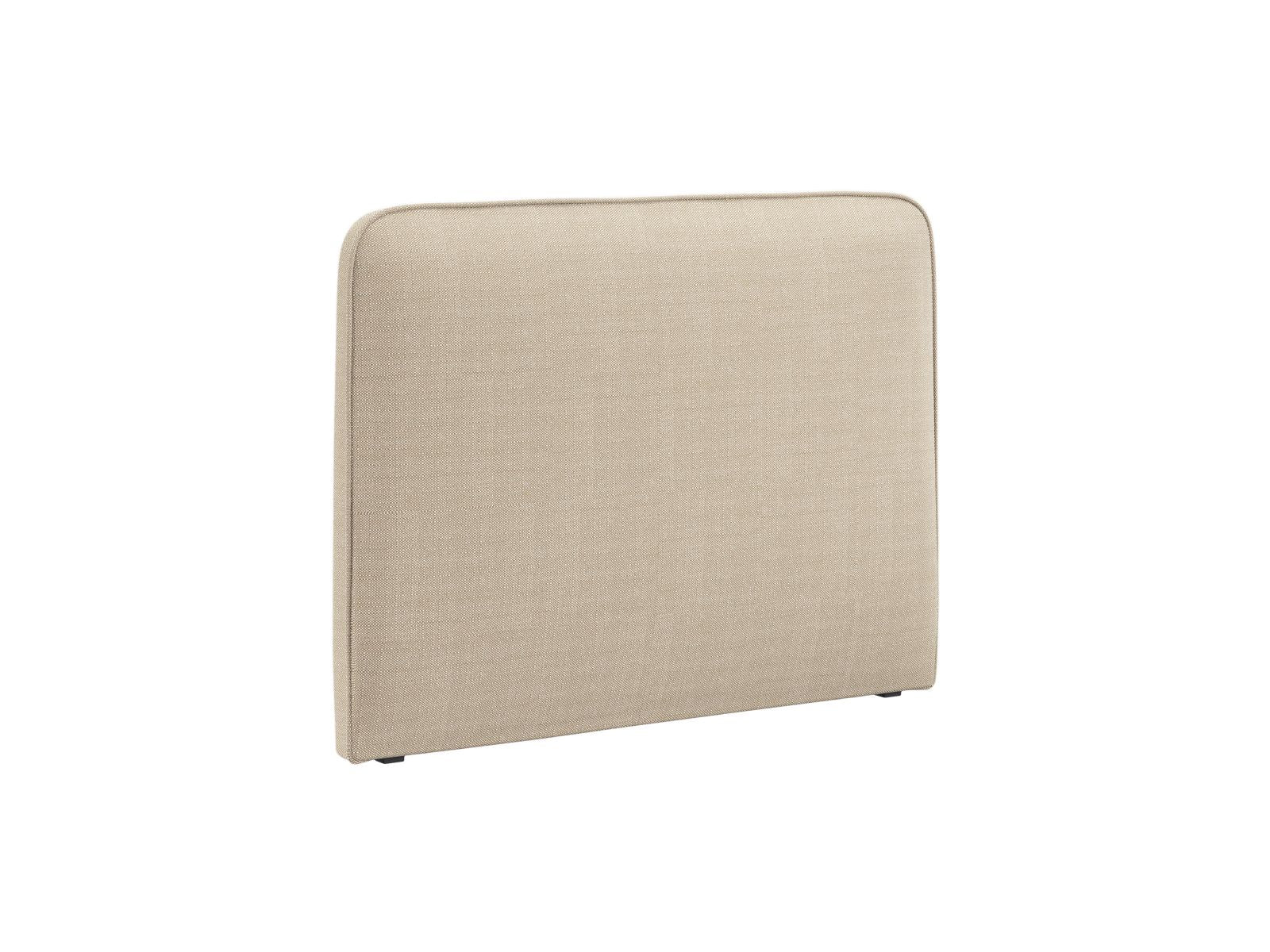 Stilvolles Kopfteil Jamie in zartem Beige, perfekt für moderne Schlafzimmer. Hochwertige Materialien und edles Design von Micadoni.